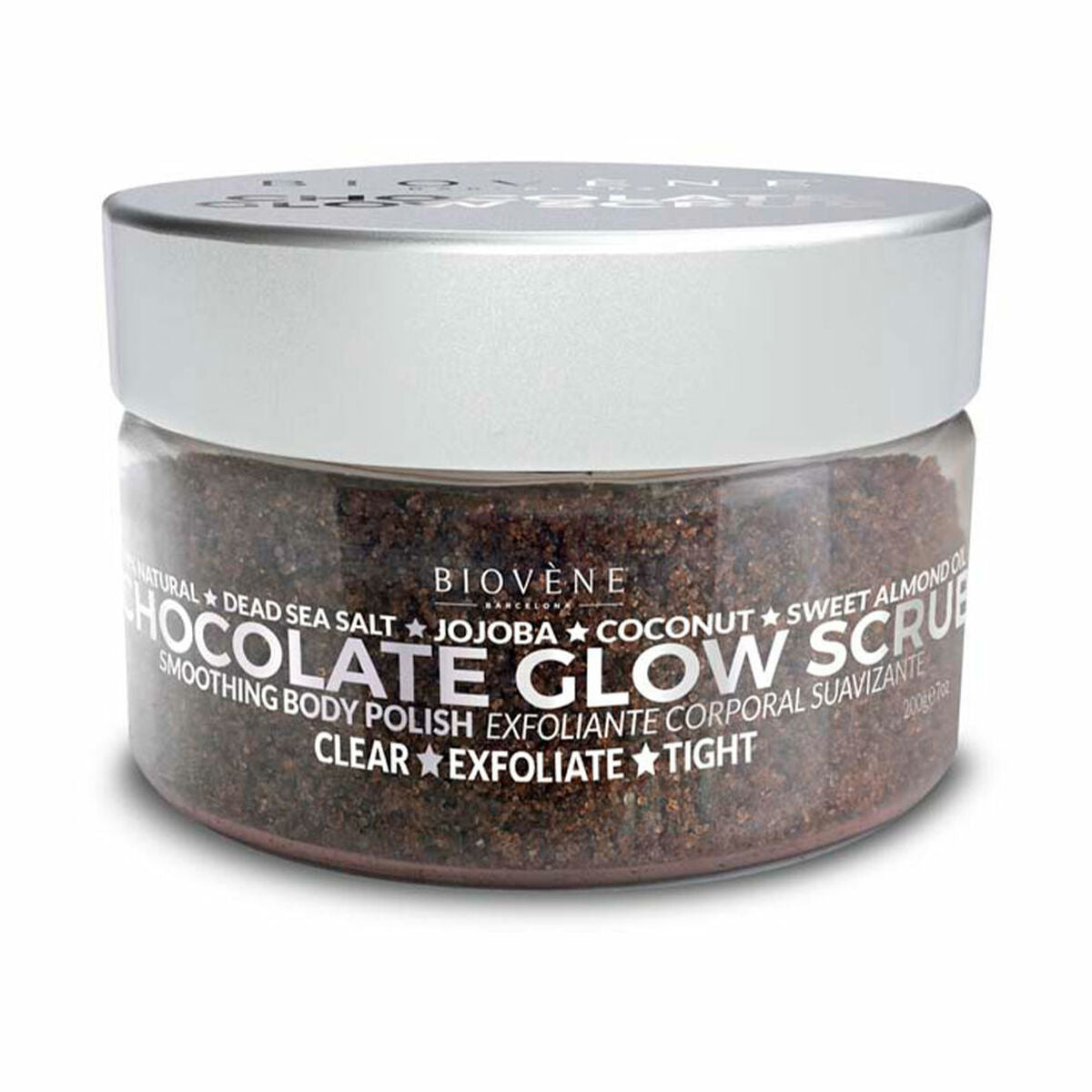 Body Cream Biovène Chocolate Glow Scrub 200 g til kvinder hudpleje emballage