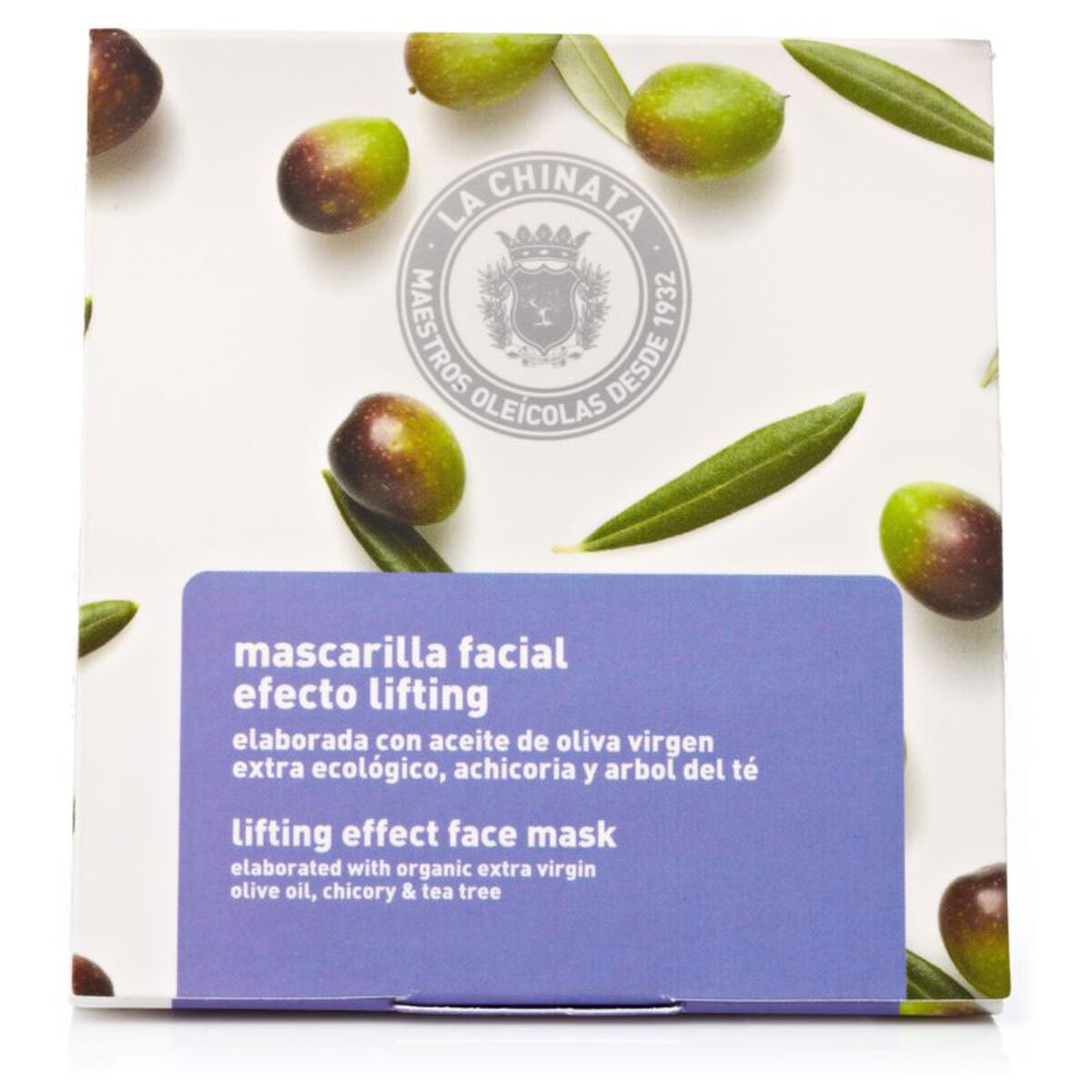 Moisturizing Facial Mask La Chinata Lifting Effect 40 ml maske emballage