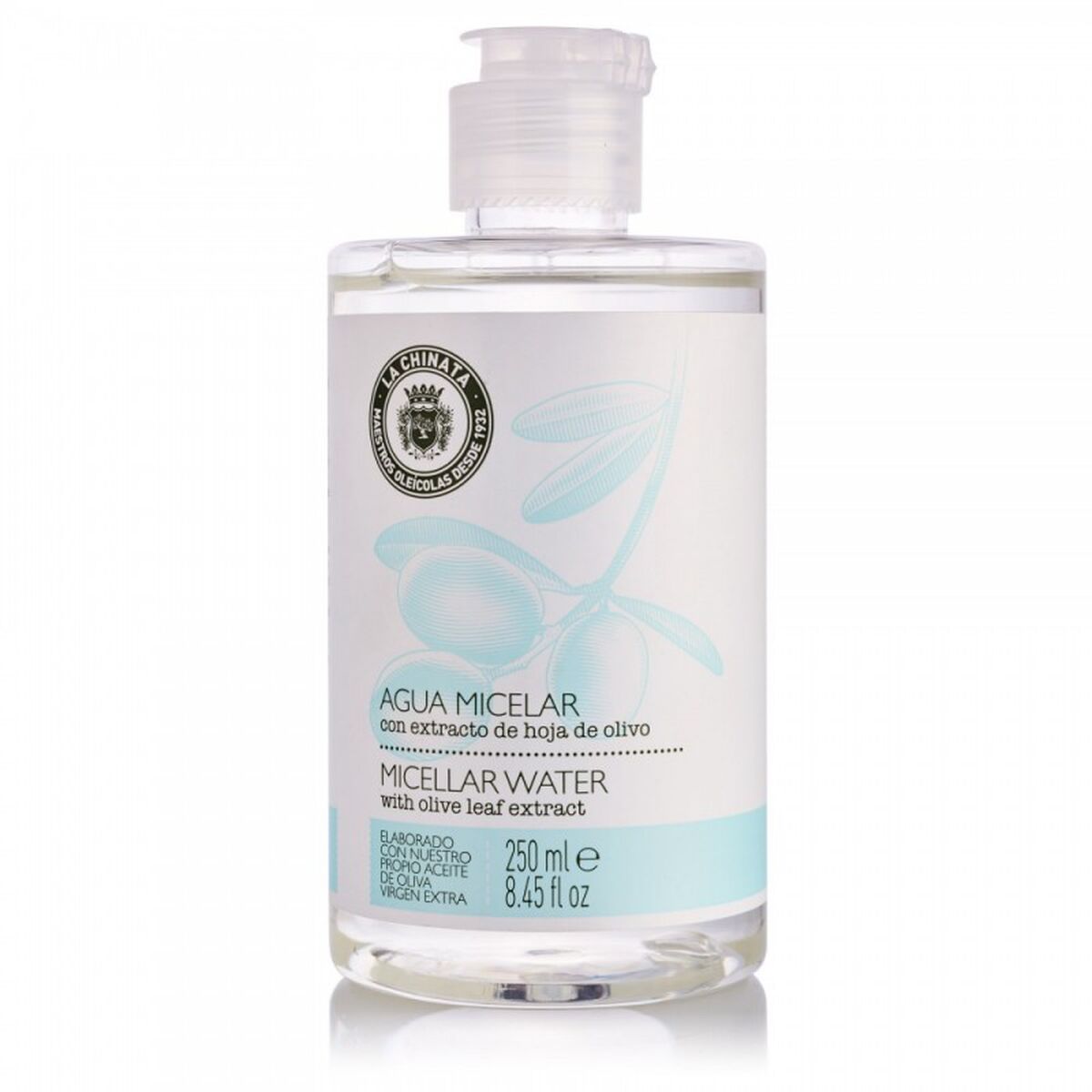 Facial Make Up Remover La Chinata Olive Tree Leaf Essence 250 ml produktemballage