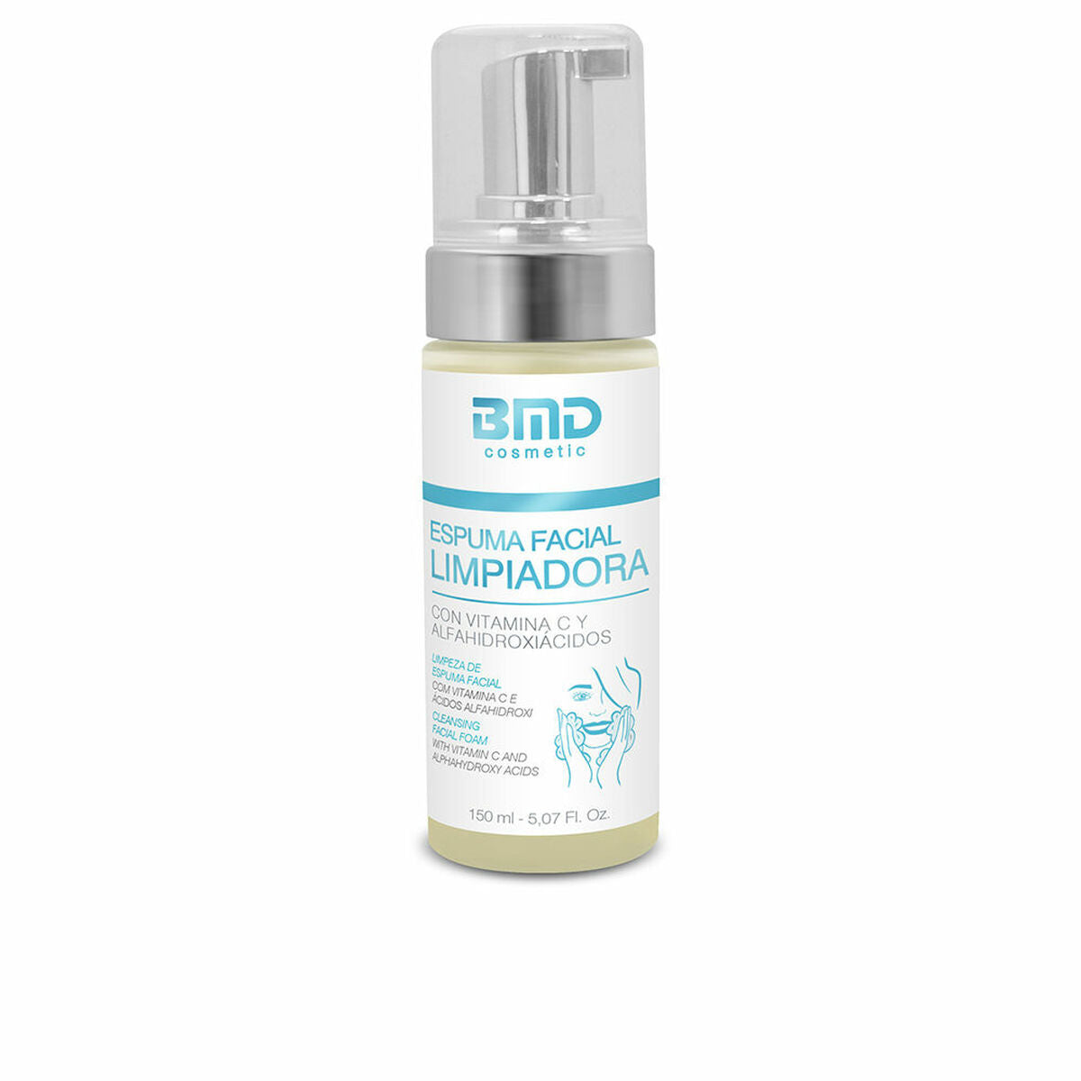 Ansigtsrensegel BMD Cosmetic LIMPIEZA BMD COSMETIC 150 ml hudplejeemballage