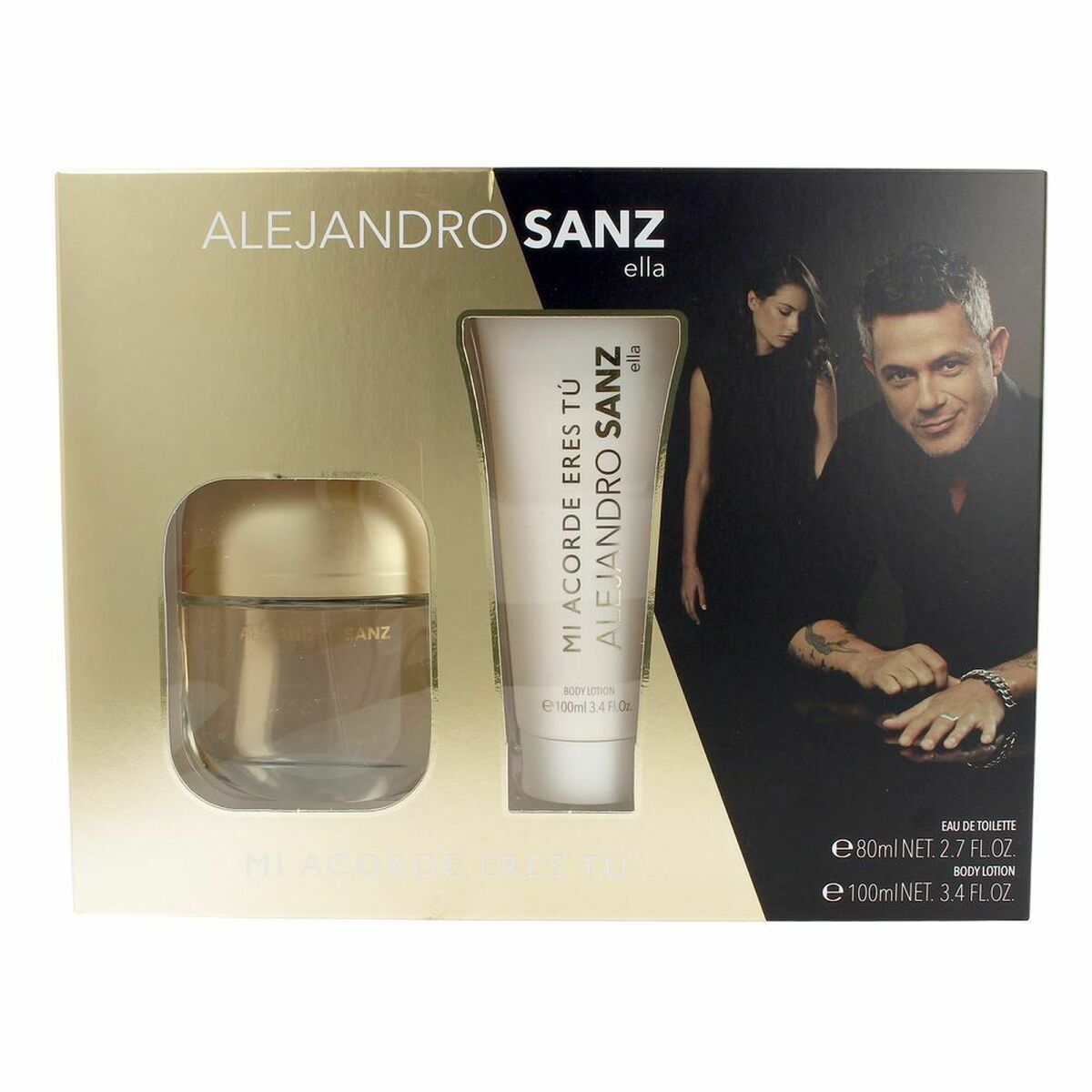 Parfumesæt til kvinder Alejandro Sanz Mi acorde eres tú 2 stykker (2 stk) til dameproduktemballage