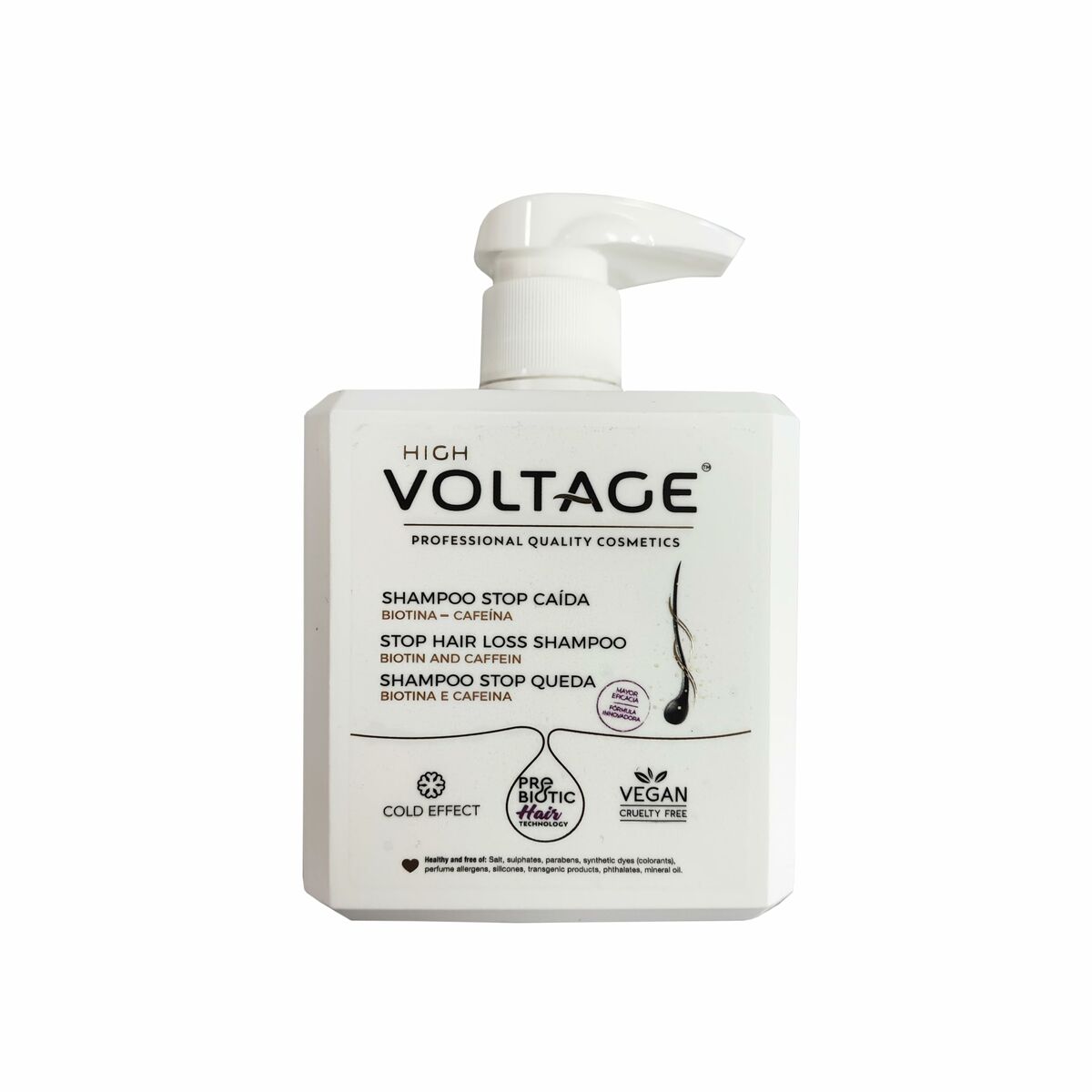 Anti-hårtab shampoo spænding STOP-CAIDA 500 ml til kvinder shampoo flaske
