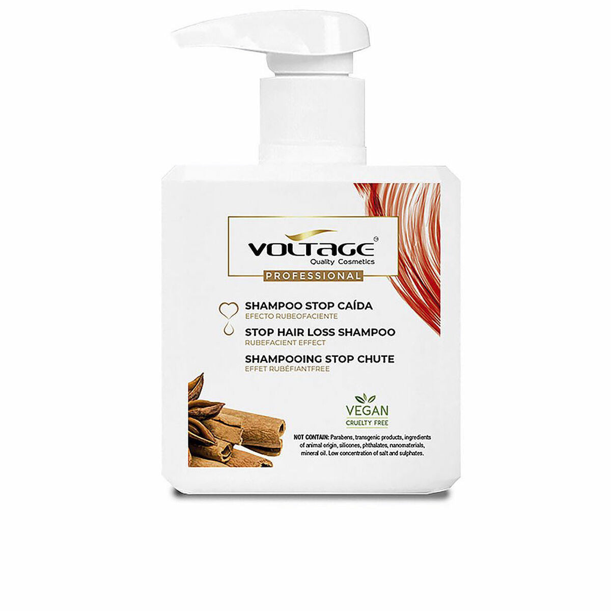 Anti-hårtab shampoo spænding STOP-CAIDA 500 ml til kvinder shampoo flaske