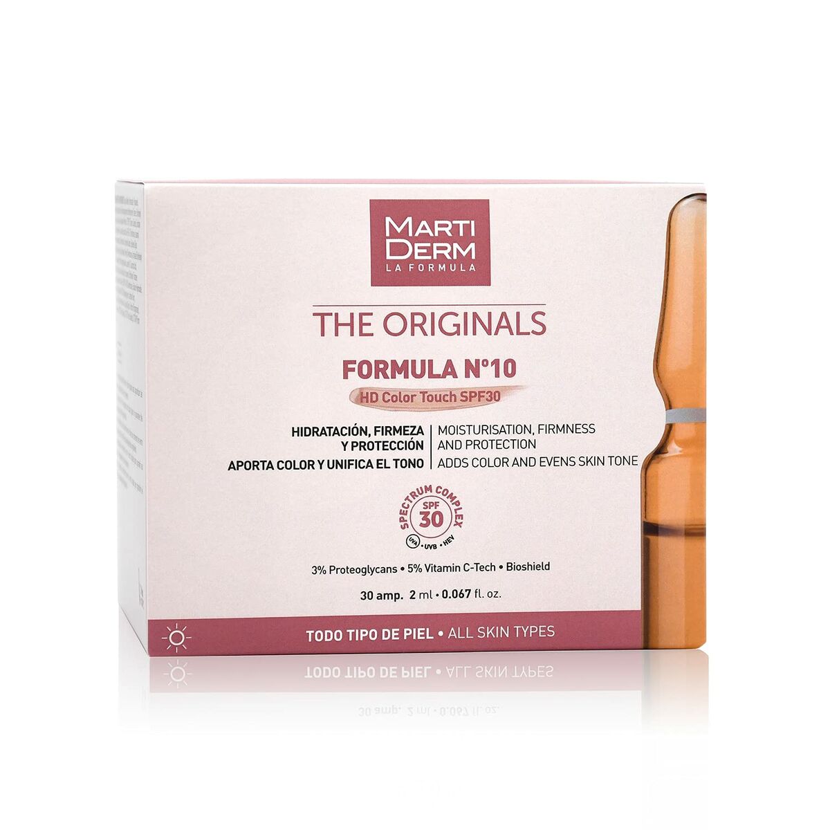 Ansigtscreme Martiderm THE ORIGINALS Spf 30 2 ml til kvinder hudpleje emballage