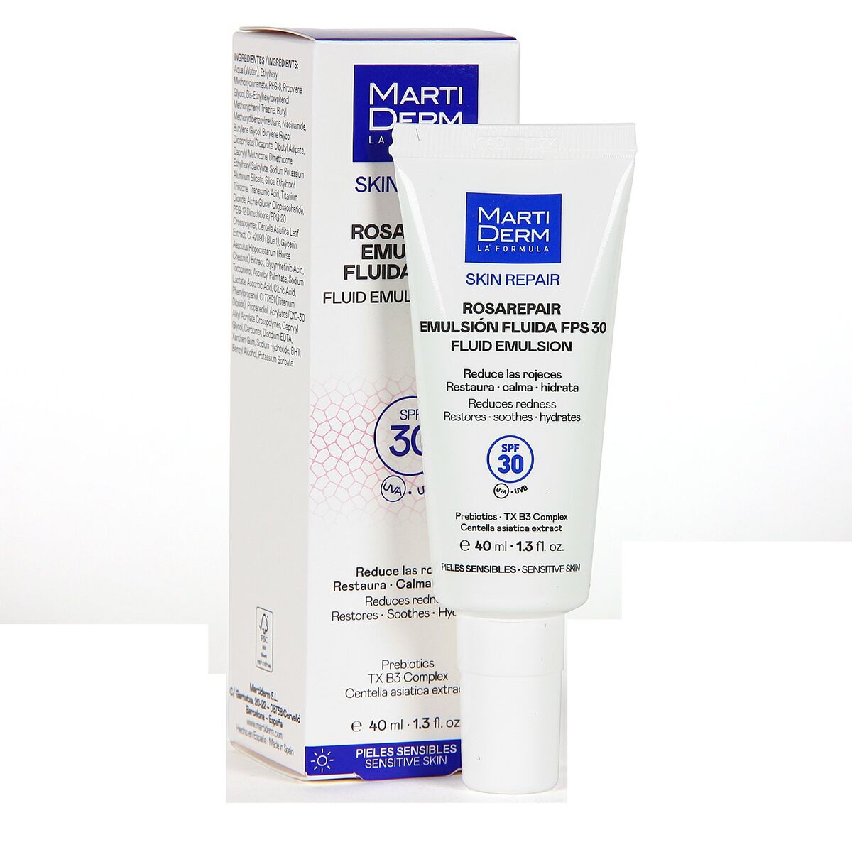 Aftershave Gel Martiderm SKIN REPAIR 40 ml hudplejeemballage