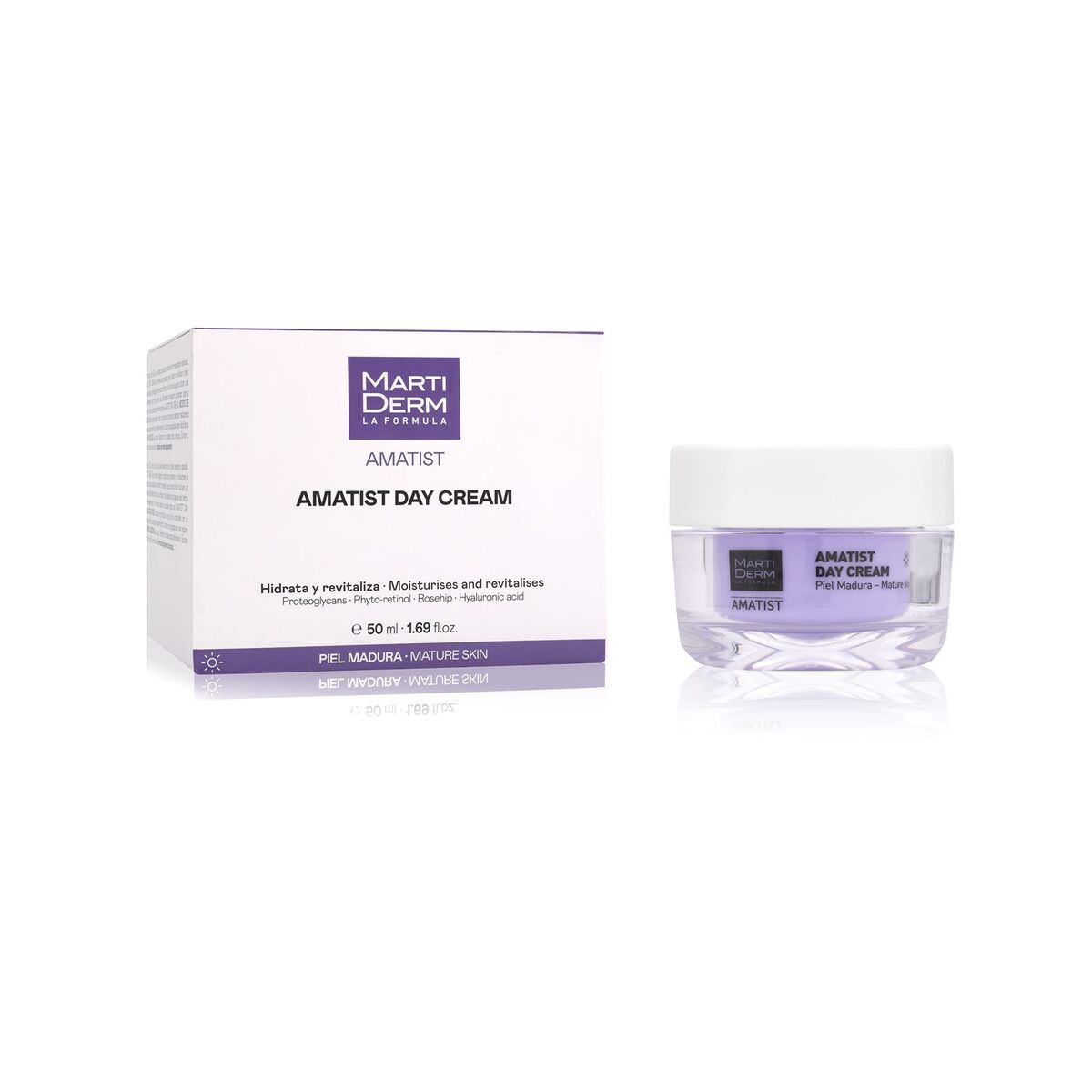 Dagcreme Martiderm AMATIST 50 ml til kvinder hudpleje emballage