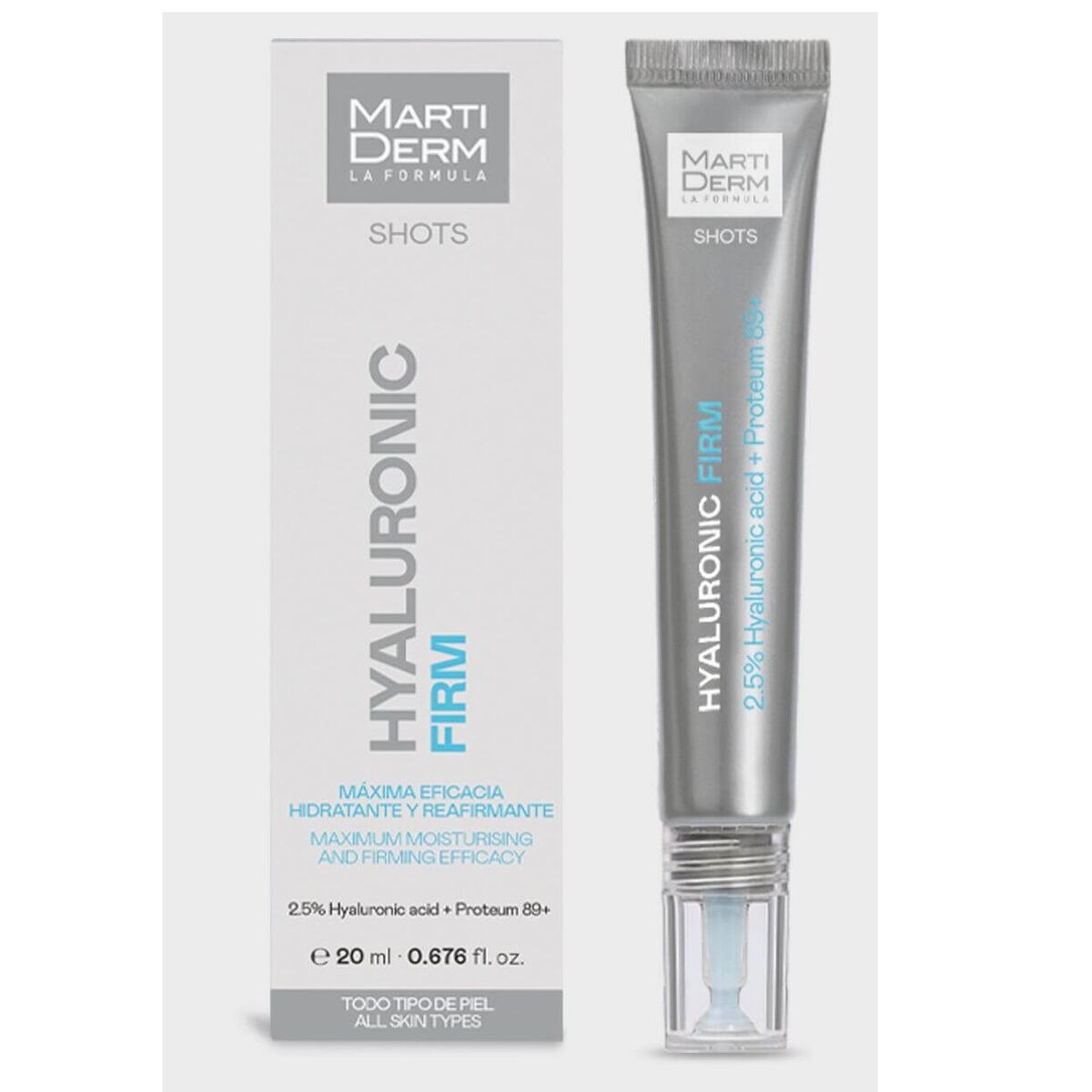 Neglegel Martiderm SHOTS 20 ml hudplejeemballage
