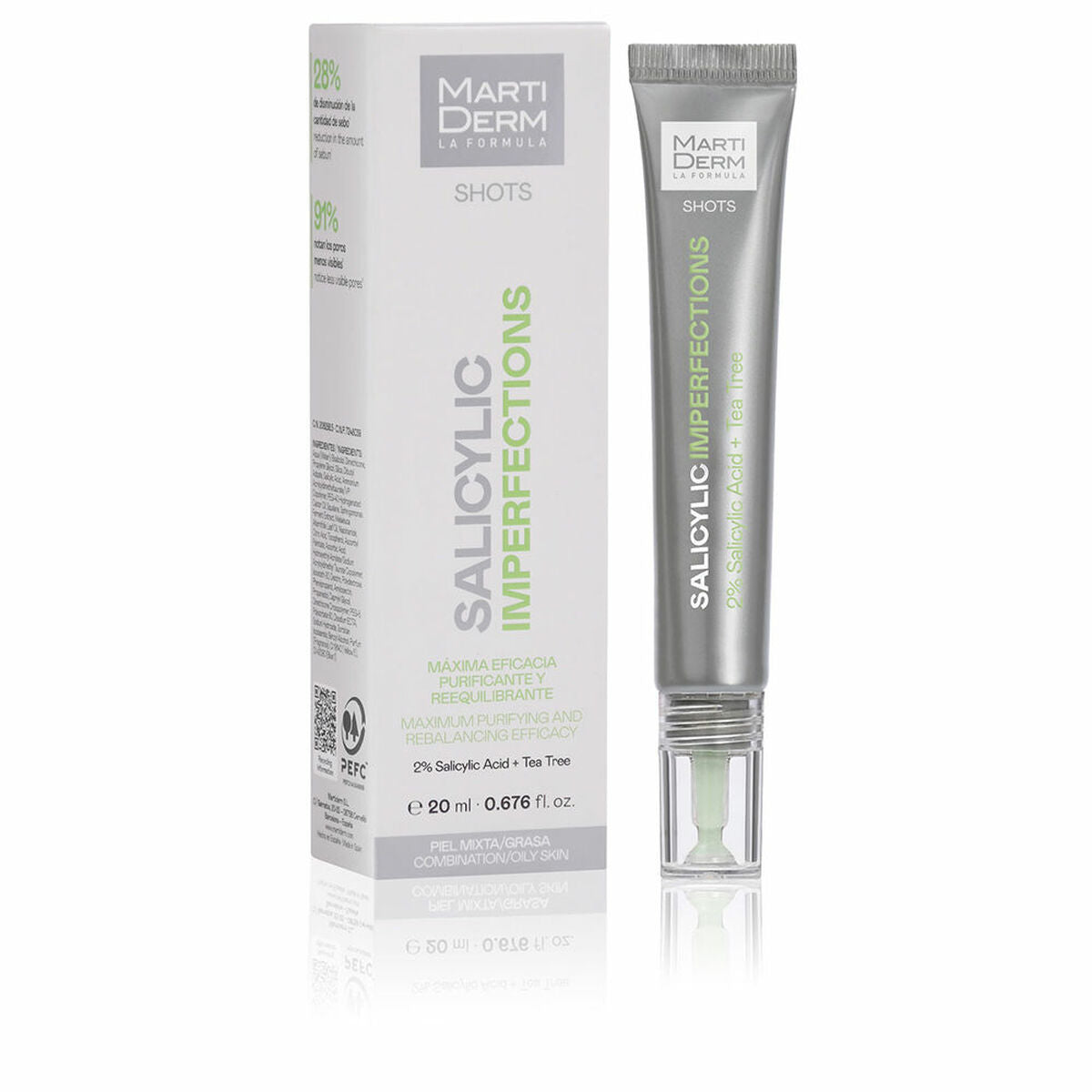 Restorative Cream Martiderm SHOTS 20 ml hudplejeemballage