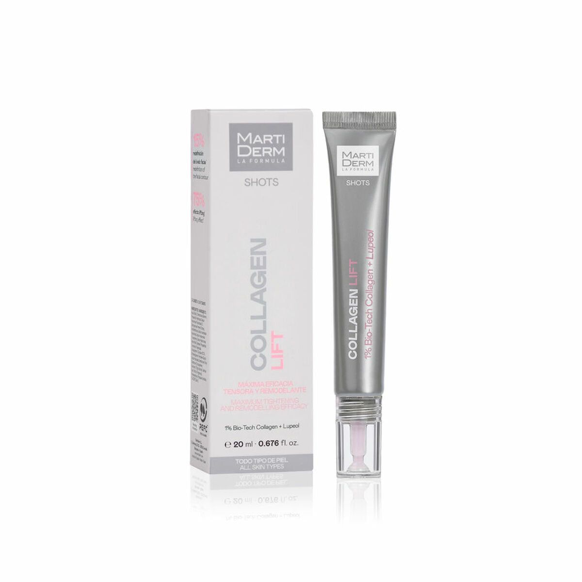 Hydrating Facial Cream Martiderm SHOTS 20 ml til kvinders hudplejeemballage