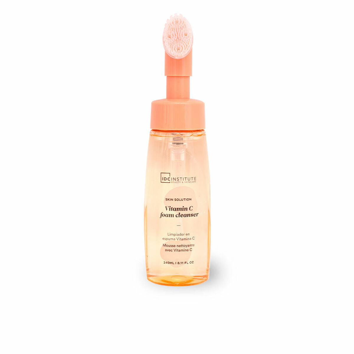 Facial Cleansing Gel IDC Institute Vitamin C 240 ml Vitamin C for Women hudplejeemballage