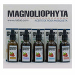 Ansigtsolie Magnoliophytha Aceite De Rosa Mosqueta C 30 ml 50 ml produktemballage
