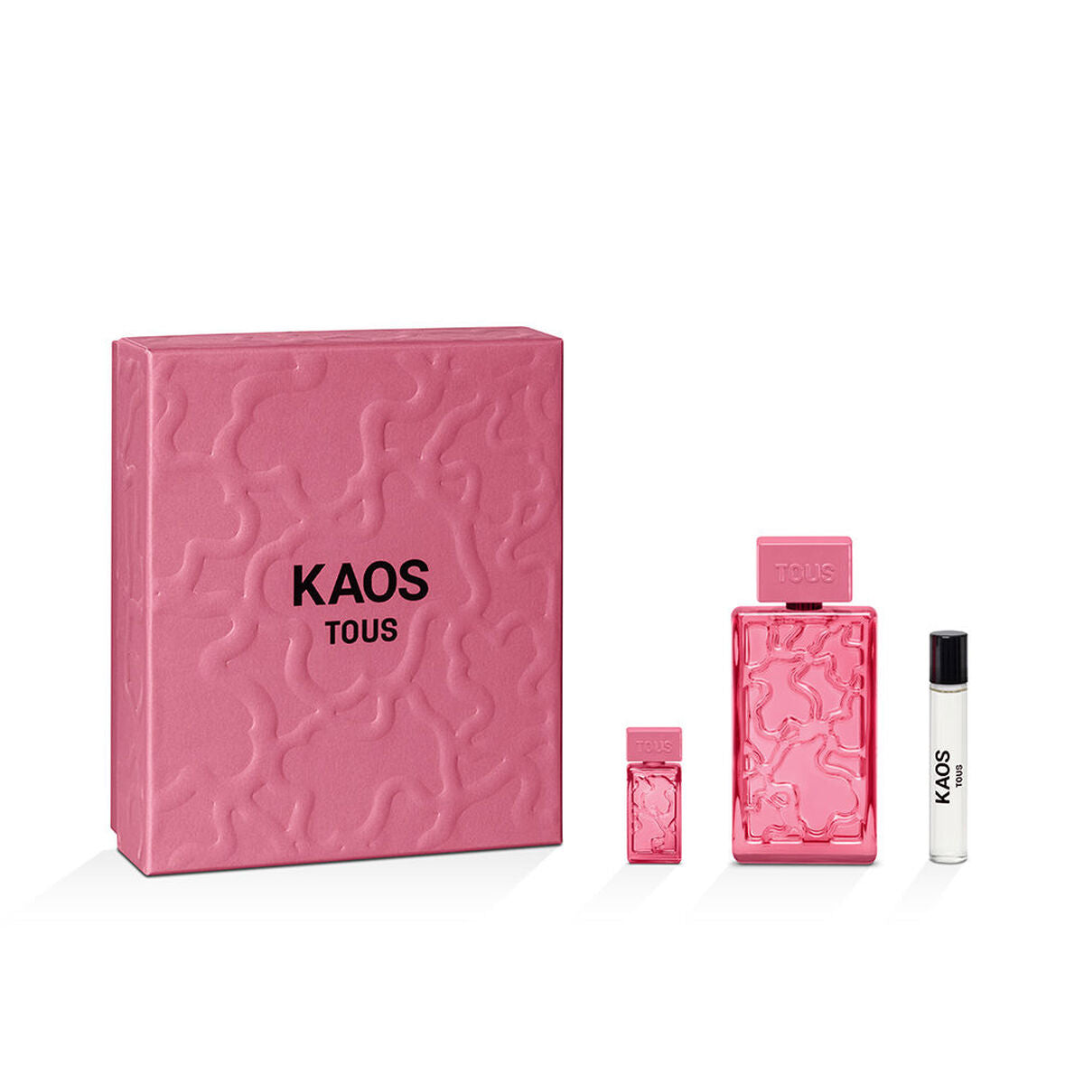 Dameparfumesæt Tous KAOS 3 stykker til kvinder produktemballage