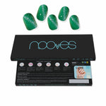 Gel neglestrips Nooves Láminas De Uñas De Gel Cat eye green 20 stks hudplejeemballage