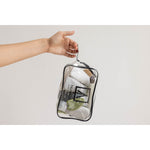 Travel Vanity Case Numada Transparent PVC Silikone 20 x 6,5 x 13,5 cm produktemballage