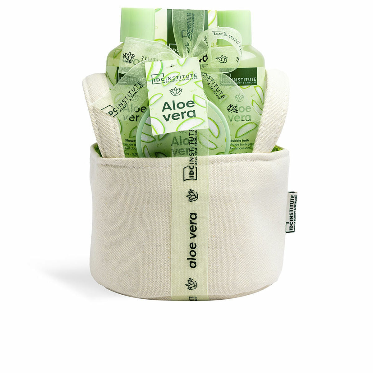 Badesæt IDC Institut ALOE VERA 4 stykker til kvinder produktemballage