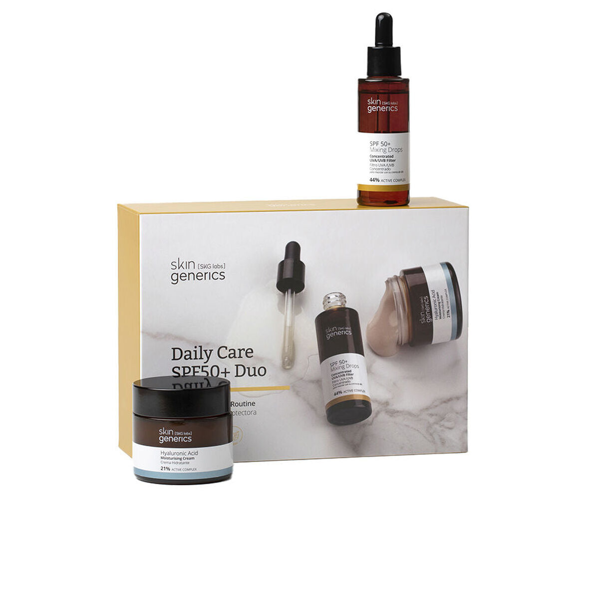 Kosmetisk sæt Skin Generics DAILY CARE DUO 2 stks produktemballage
