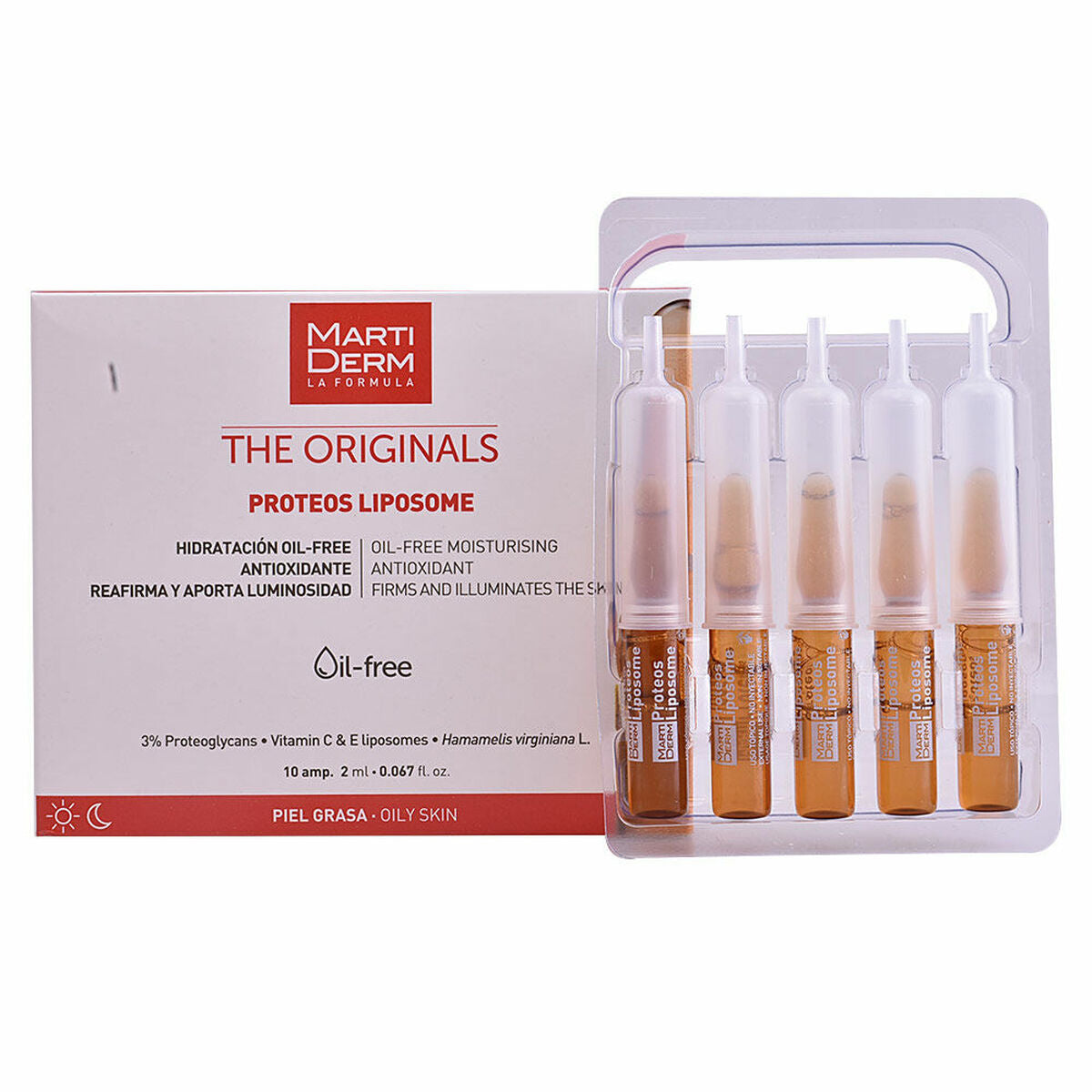Ampuller Martiderm The Originals 2 ml antioxidant til kvinder produktemballage