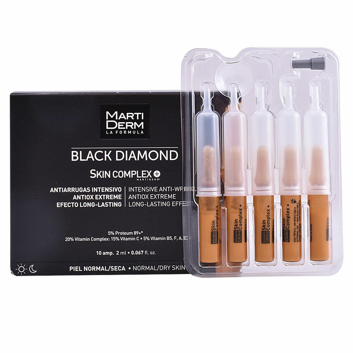 Ampuller Martiderm 2 ml Anti-Wrinkle produktemballage
