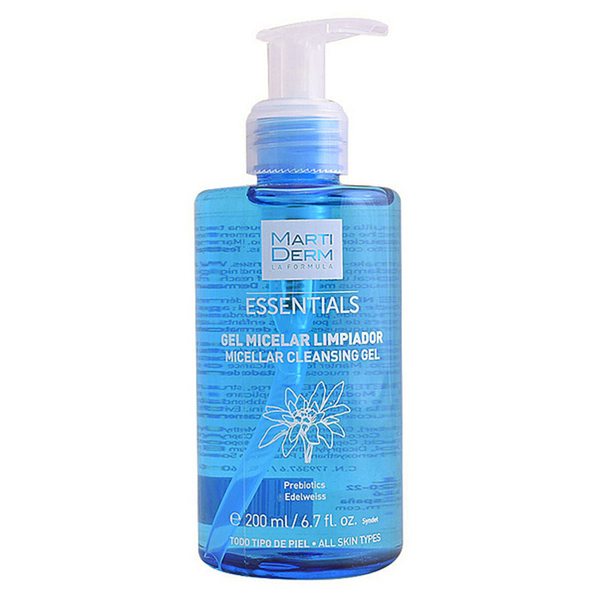 Facial Cleansing Gel Essentials Martiderm 1472- (200 ml) 200 ml hudplejeemballage