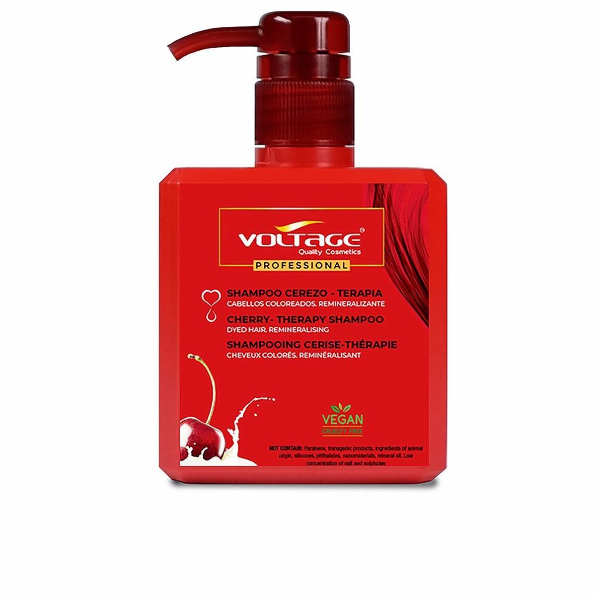 Shampoo Voltage Cherry tree (500 ml) shampooflaske