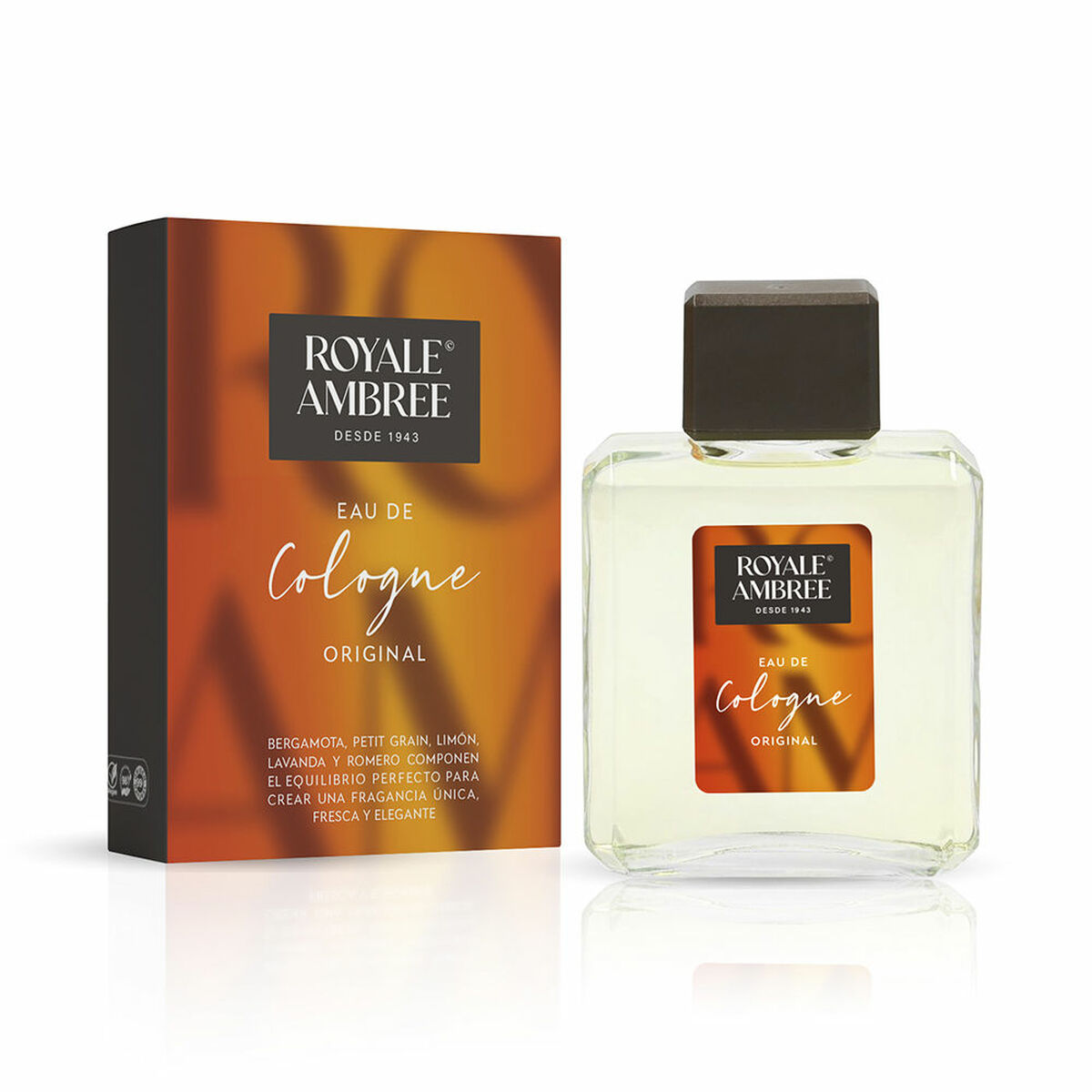 Herreparfume Royale Ambree ROYALE AMBREE EDC 200 ml til mænd produktemballage