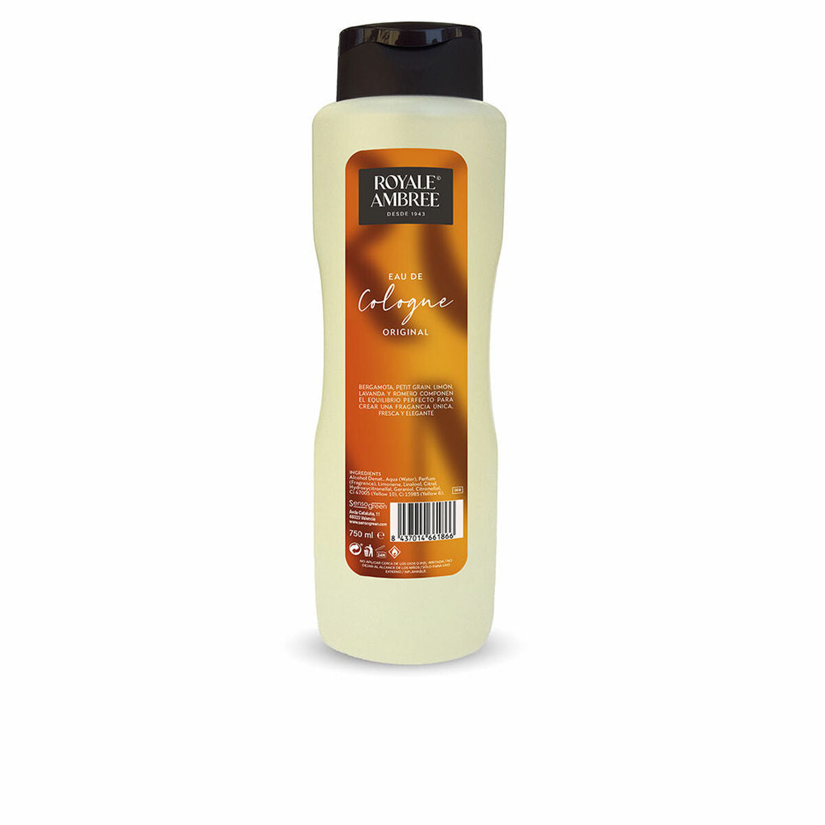 Unisex parfume Royale Ambree ROYALE AMBREE EDC 750 ml produktemballage