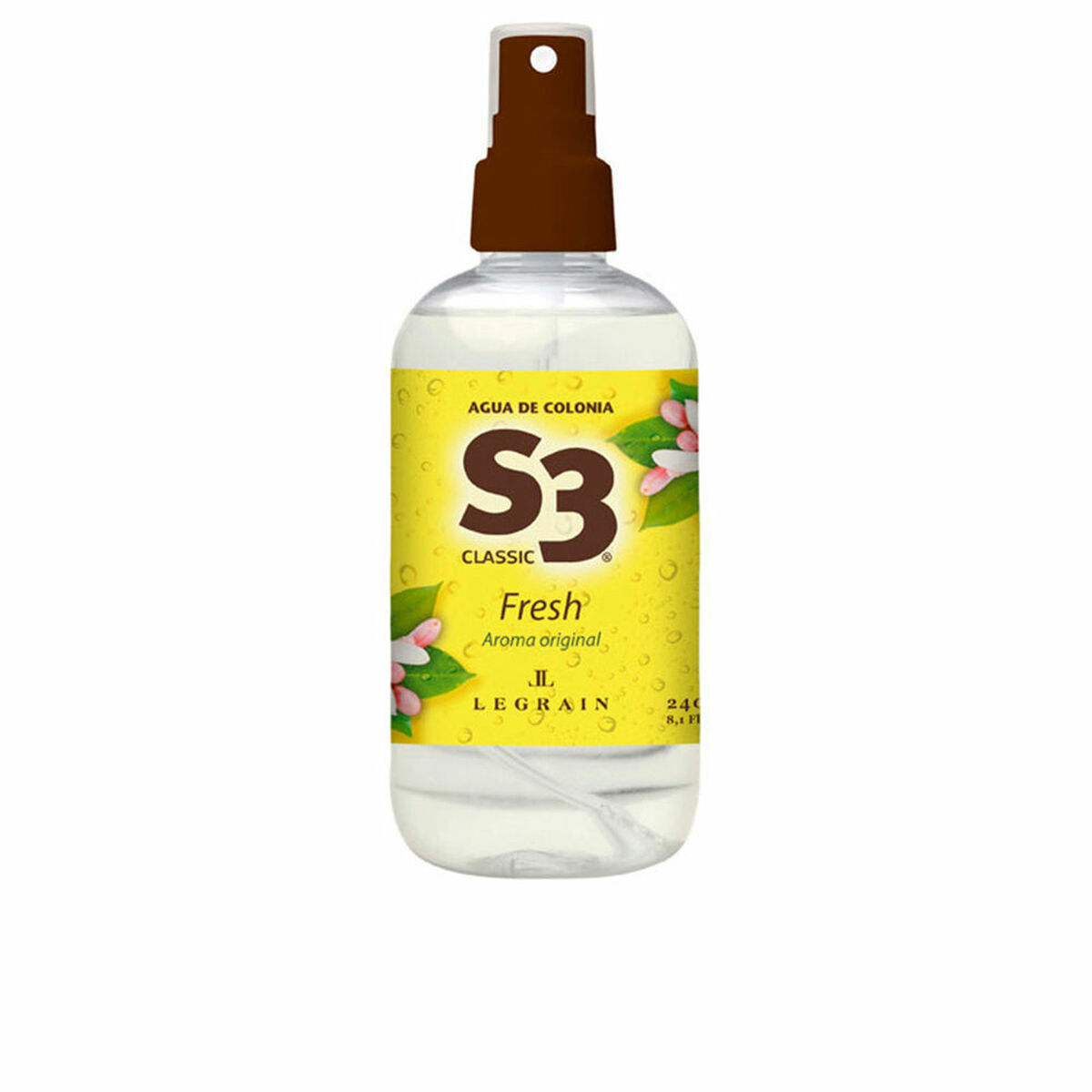 Unisex Parfume S3 CLASSIC FRESH EDC 240 ml Frisk produktemballage