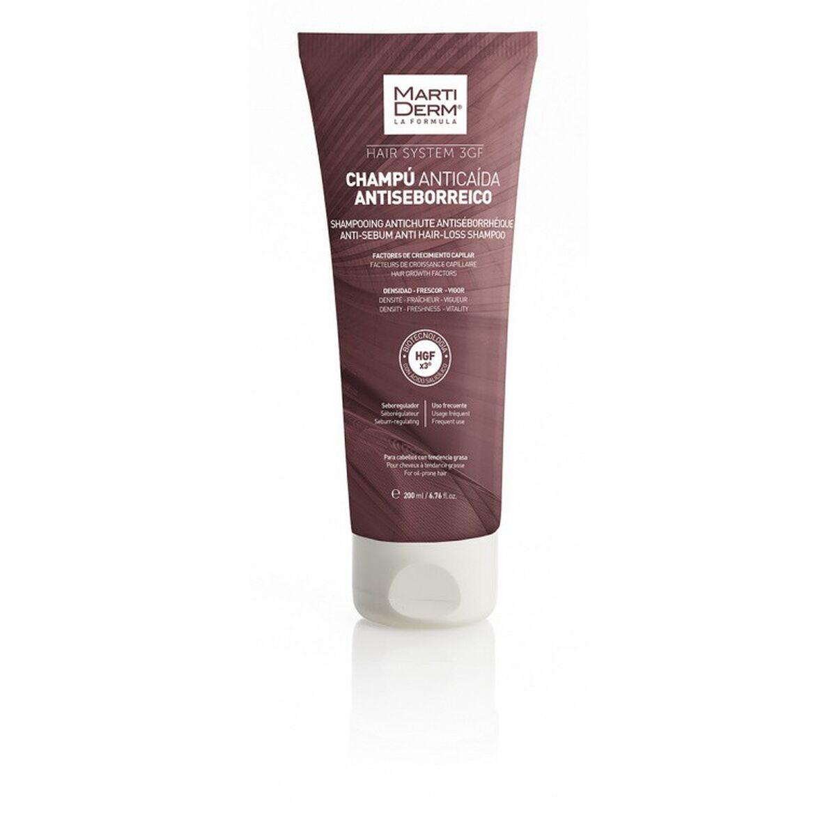 Shampoo Martiderm HAIR SYSTEM 200 ml til kvinder shampooflaske