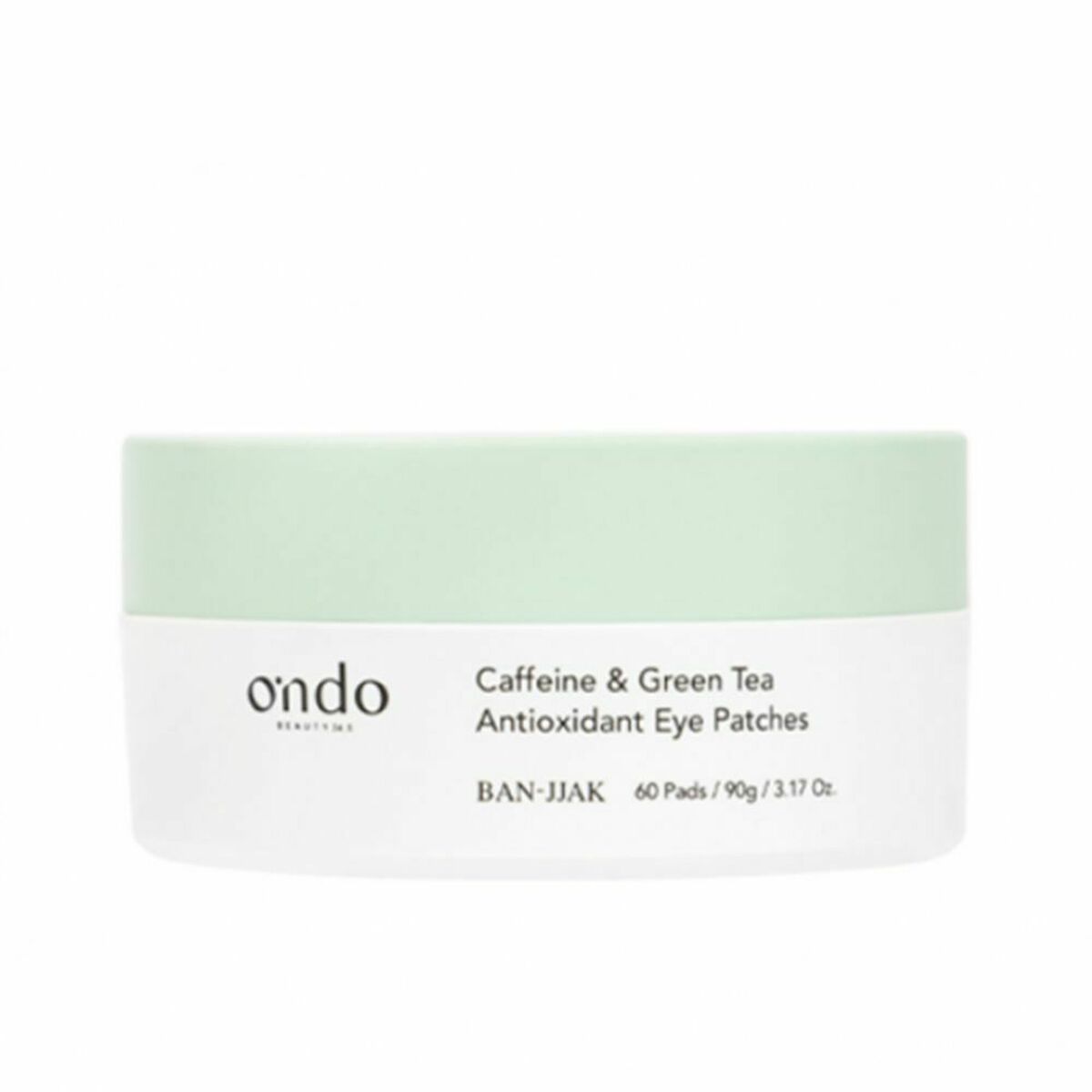Patch til øjenområdet Ondo Beauty 36,5 KAFFEIN & GRØN TE 90 ml Antioxidant Grøn te Koffein til kvinder produktemballage