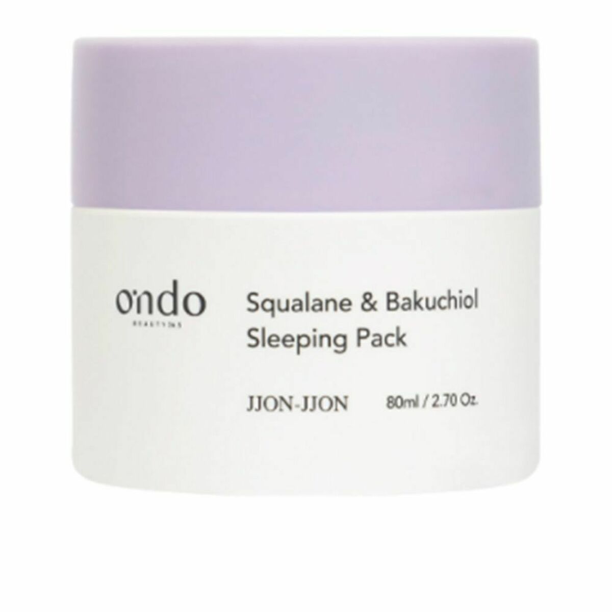 Reparerende natmaske Ondo Beauty 36.5 Squalane & Bakuchiol 80 ml til kvinder maskeemballage