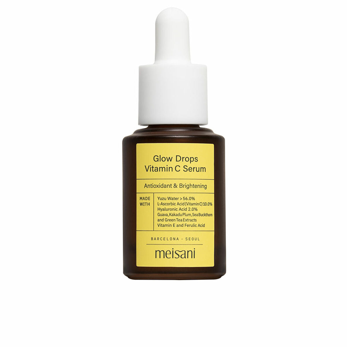 Ansigtsserum Meisani Glow Drops 15 ml til kvinder serumflaske