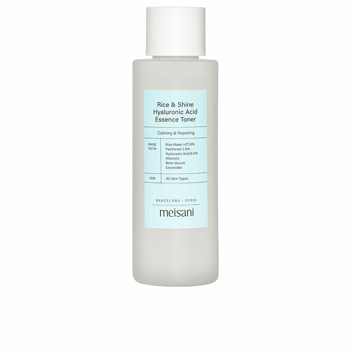 Facial Toner Meisani Rice And Shine 150 ml hudplejeemballage