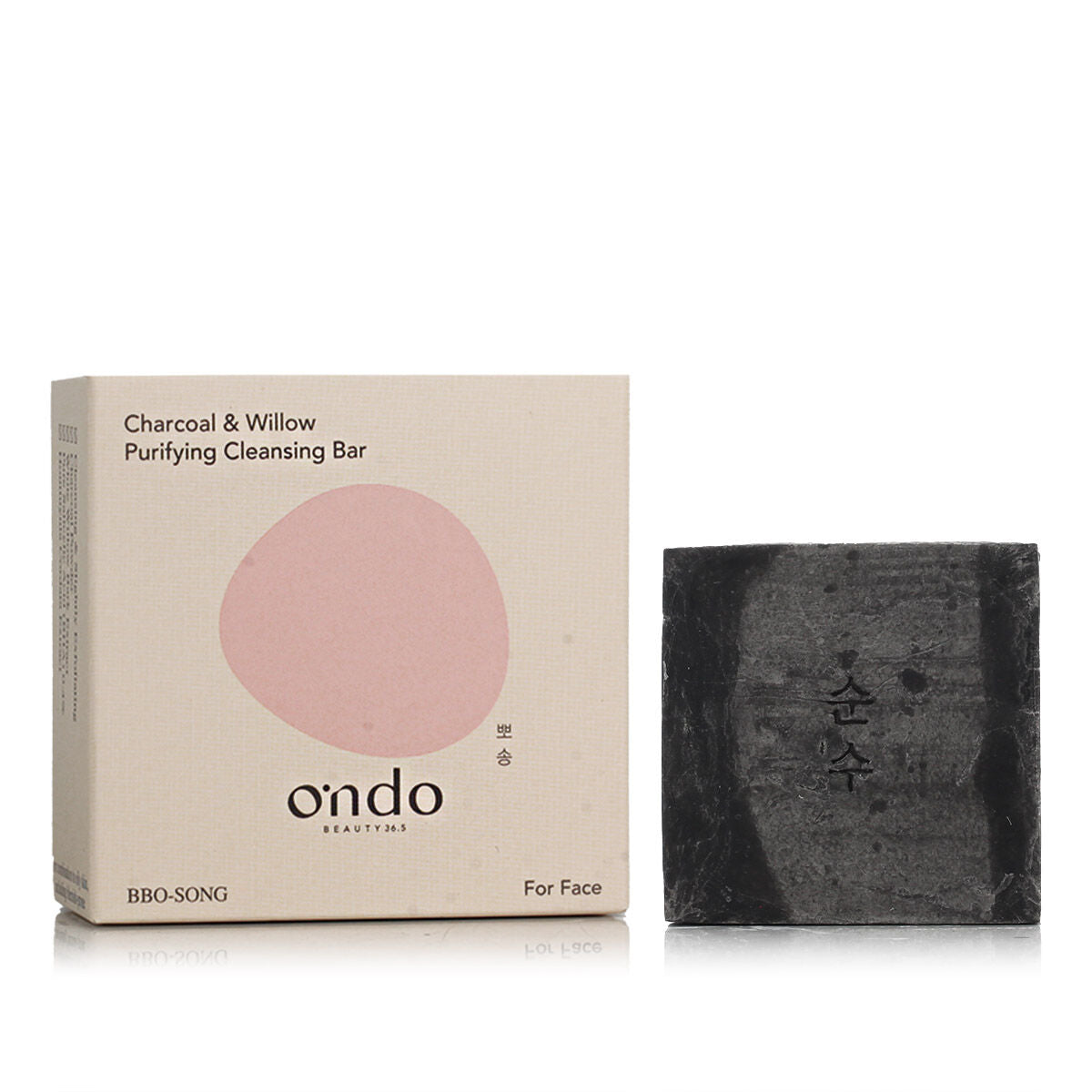 Facial Cleansing Gel Ondo Beauty 36.5 CHARCOAL & WILLOW til kvinder hudplejeemballage