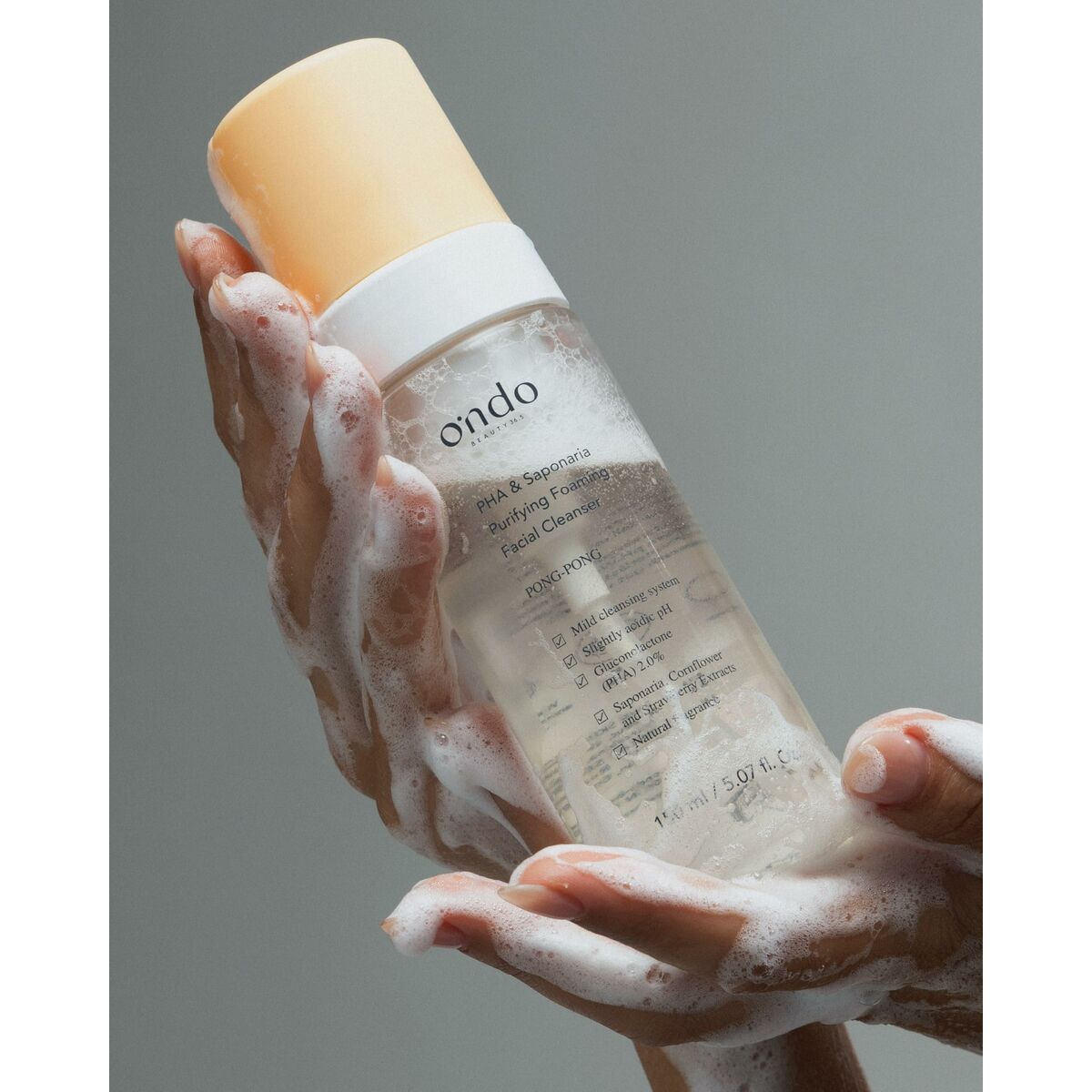 Cleansing Foam Ondo Beauty 36.5 PHA & SAPONARIA 150 ml til kvinder produktemballage