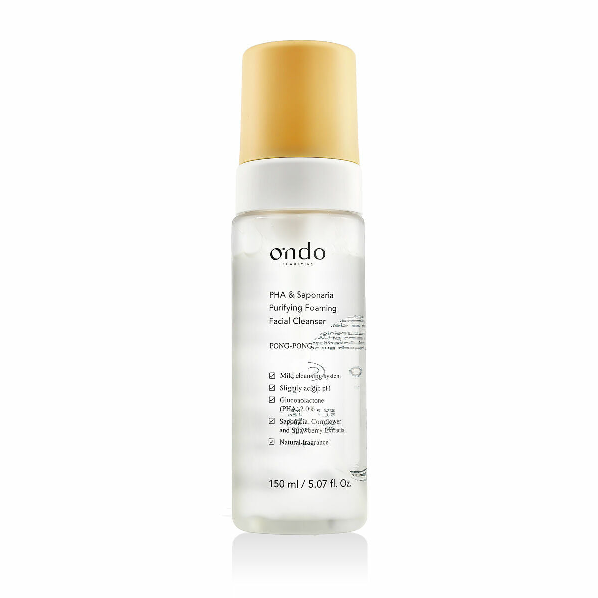 Cleansing Foam Ondo Beauty 36.5 PHA & SAPONARIA 150 ml til kvinder produktemballage