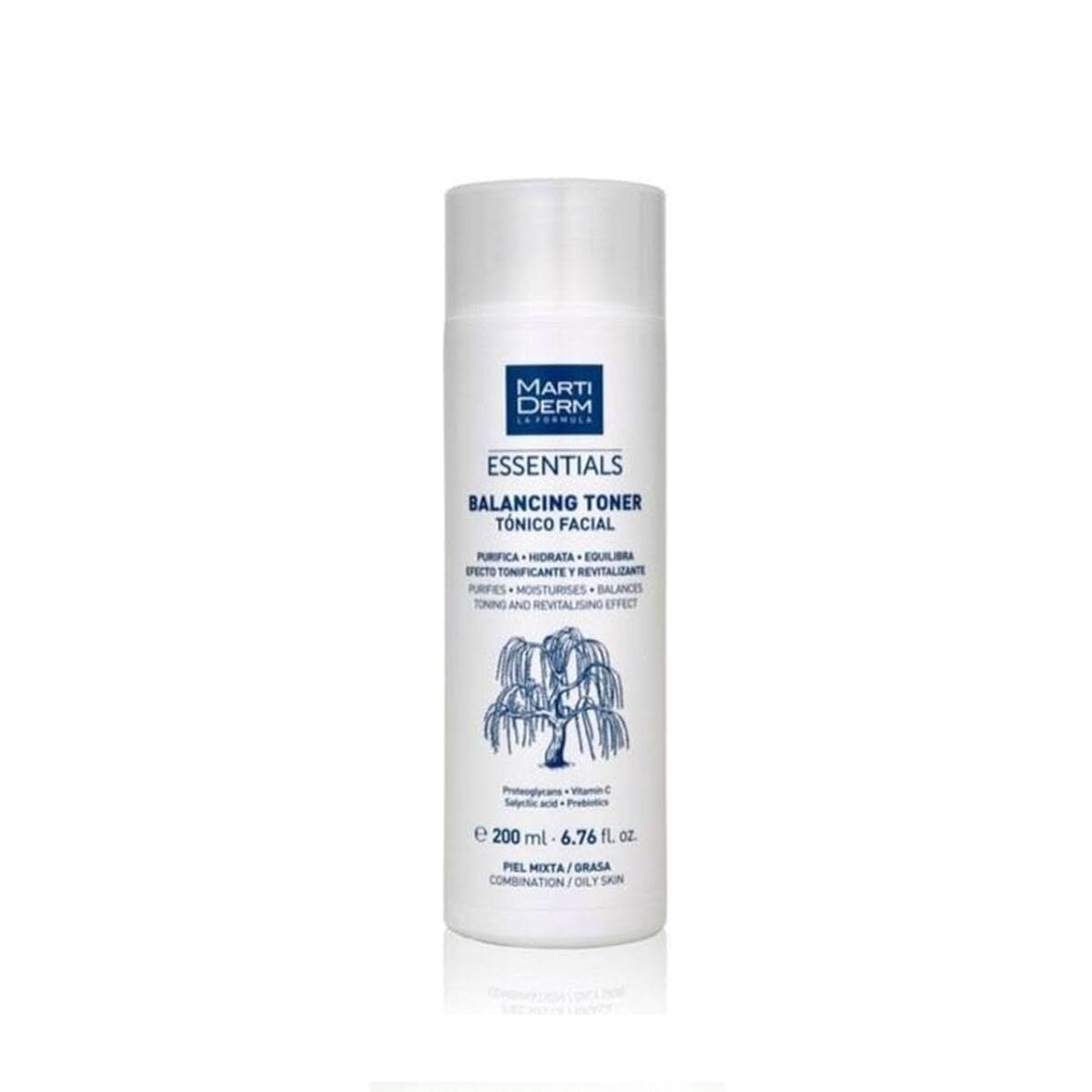 Facial Toner Martiderm ESSENTIALS 200 ml hudplejeemballage
