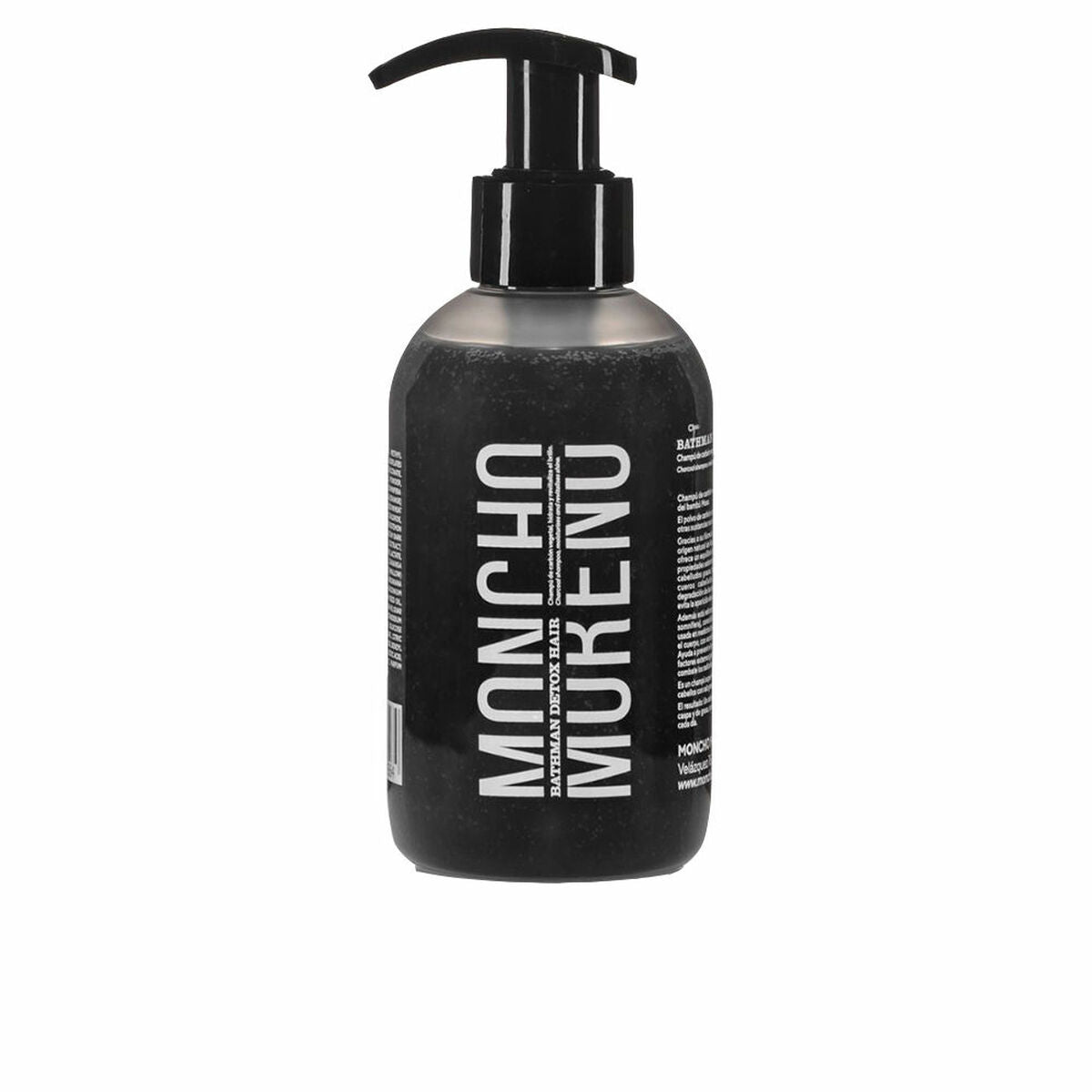 Shampoo Moncho Moreno Bathman Detox Hair 250 ml Aktivt kul shampooflaske