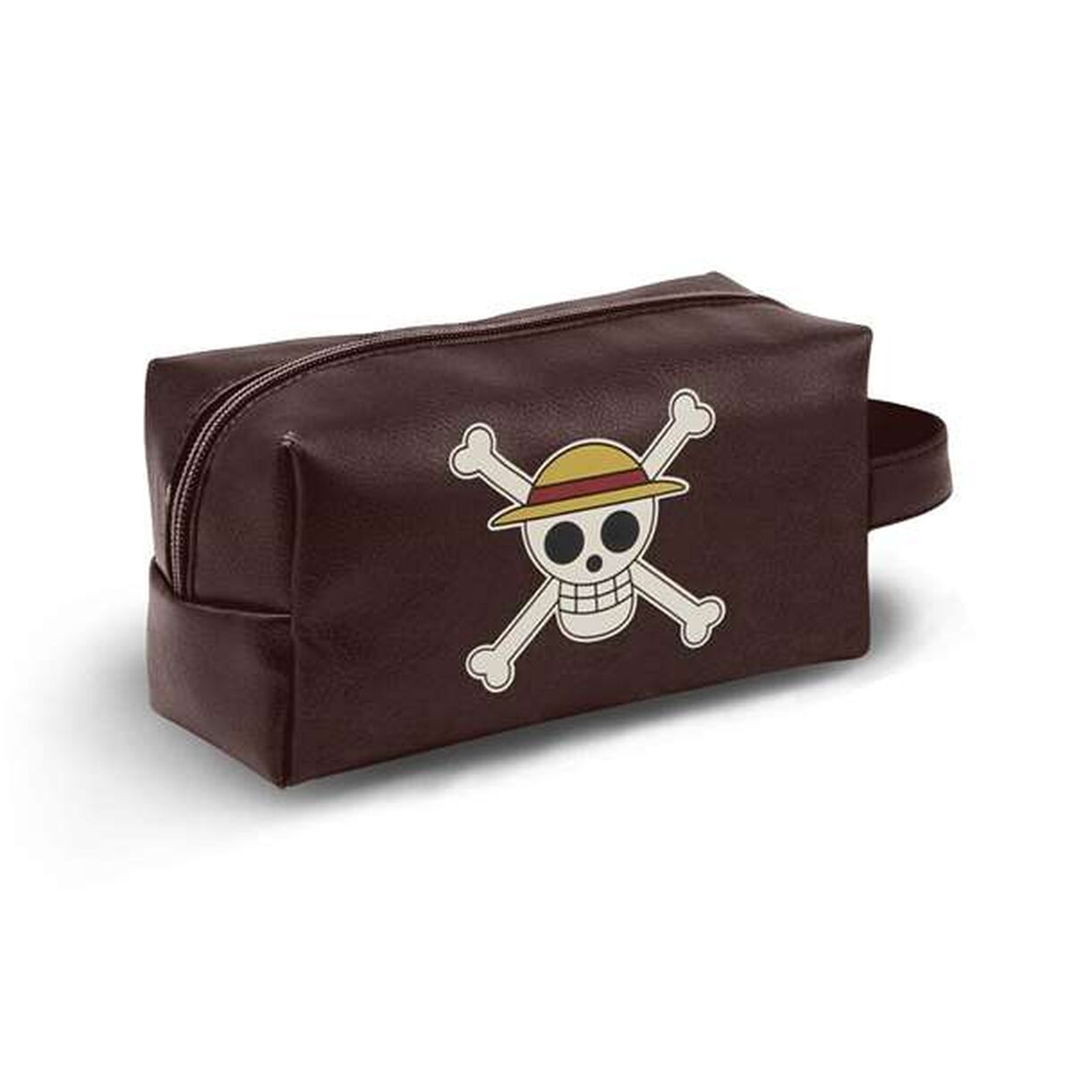 Travel Vanity Case One Piece Brun PVC 13 x 27 x 13 cm produktemballage