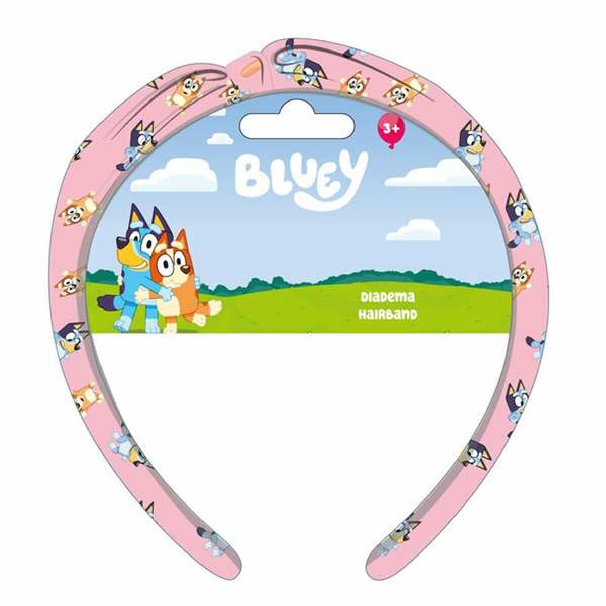 Pandebånd Bluey Pink produktemballage