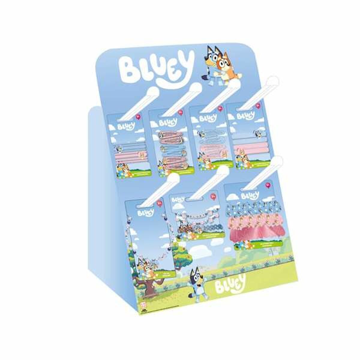 Hair Clips Bluey Blue produktemballage