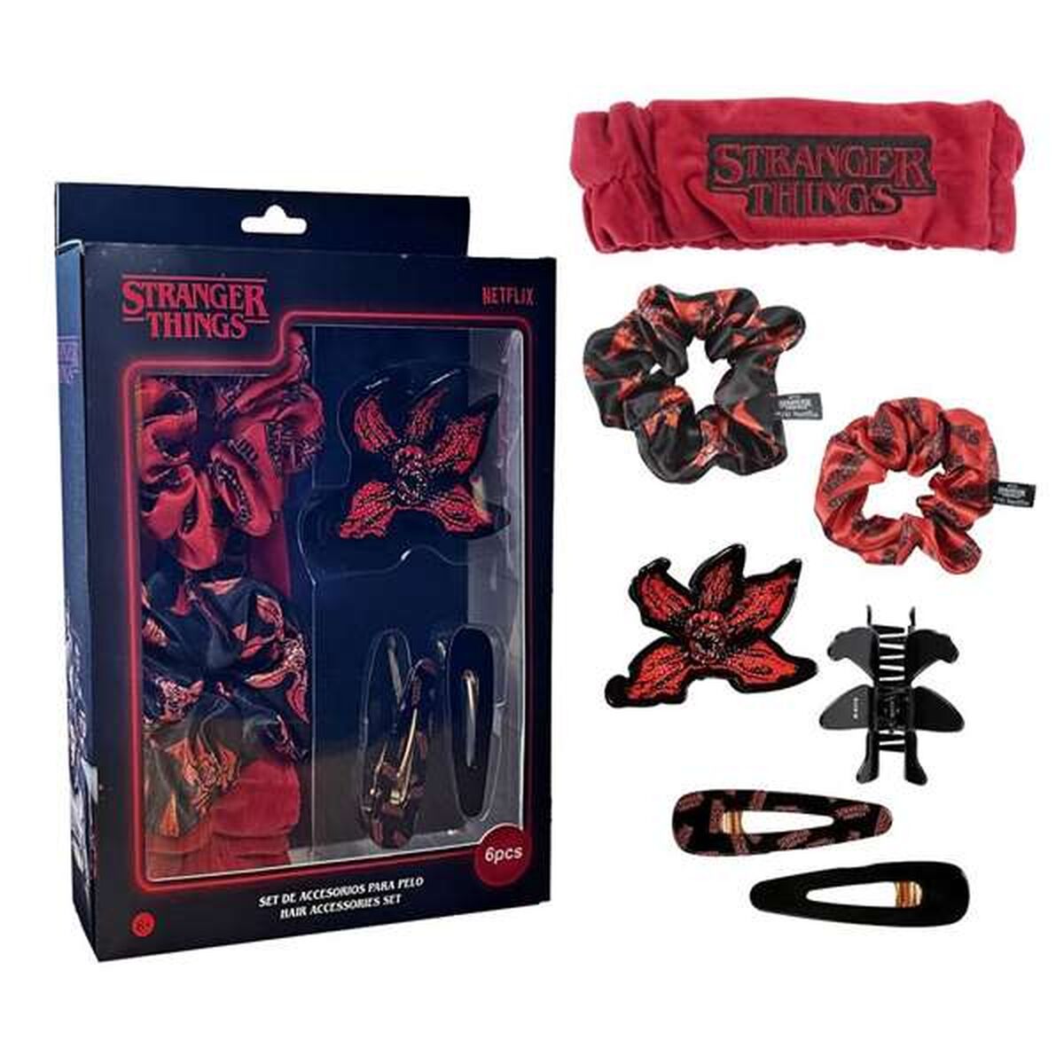 Beauty Kit Stranger Things Rød produktemballage