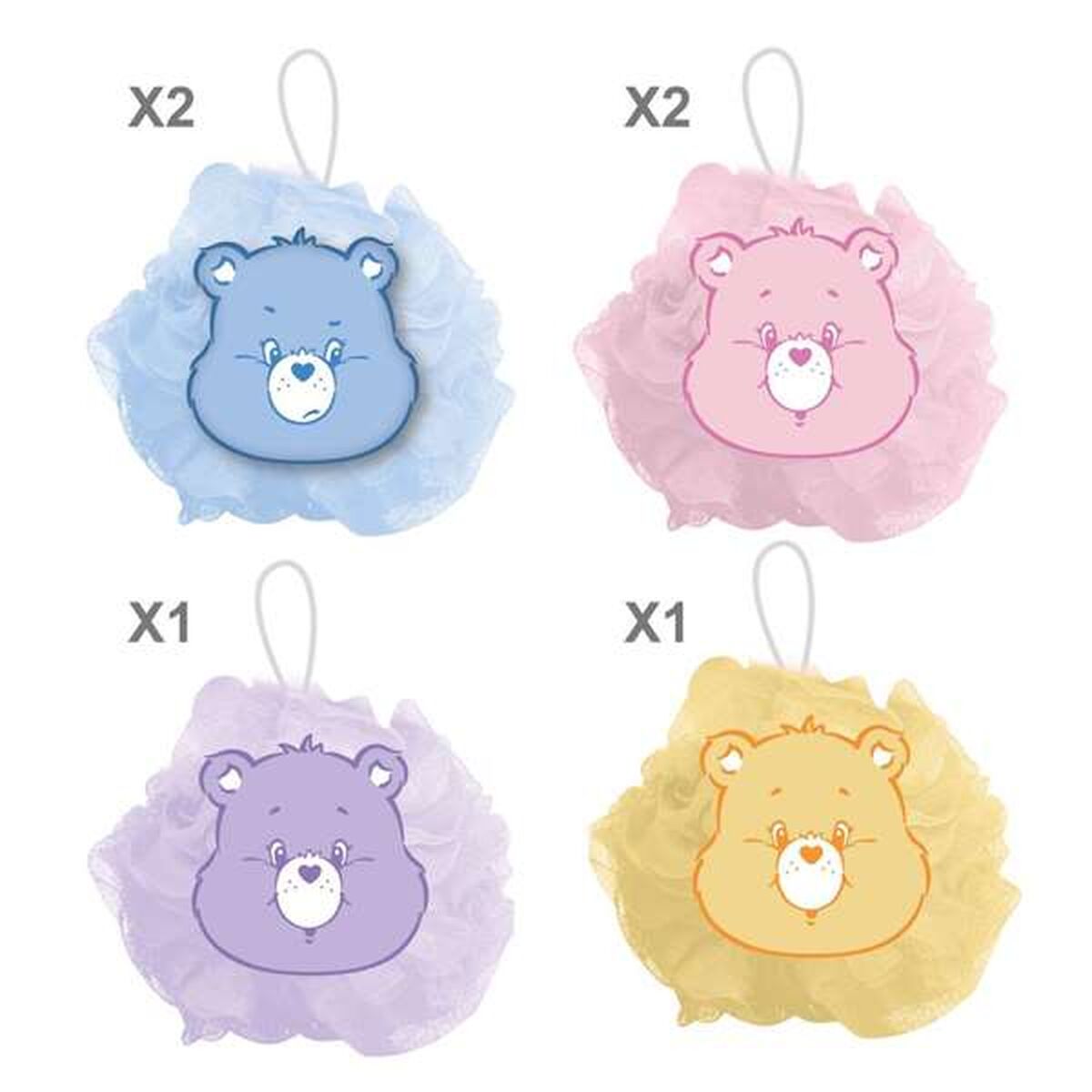 Body Sponge Care Bears produktemballage