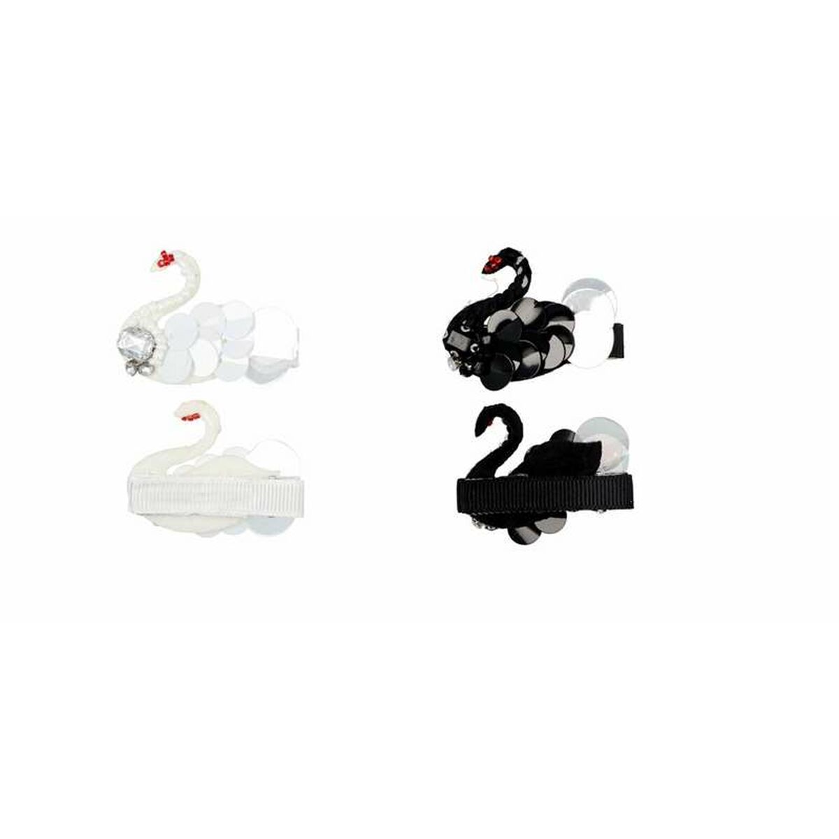 Hair Clips Inca 2 Units Swan produktemballage