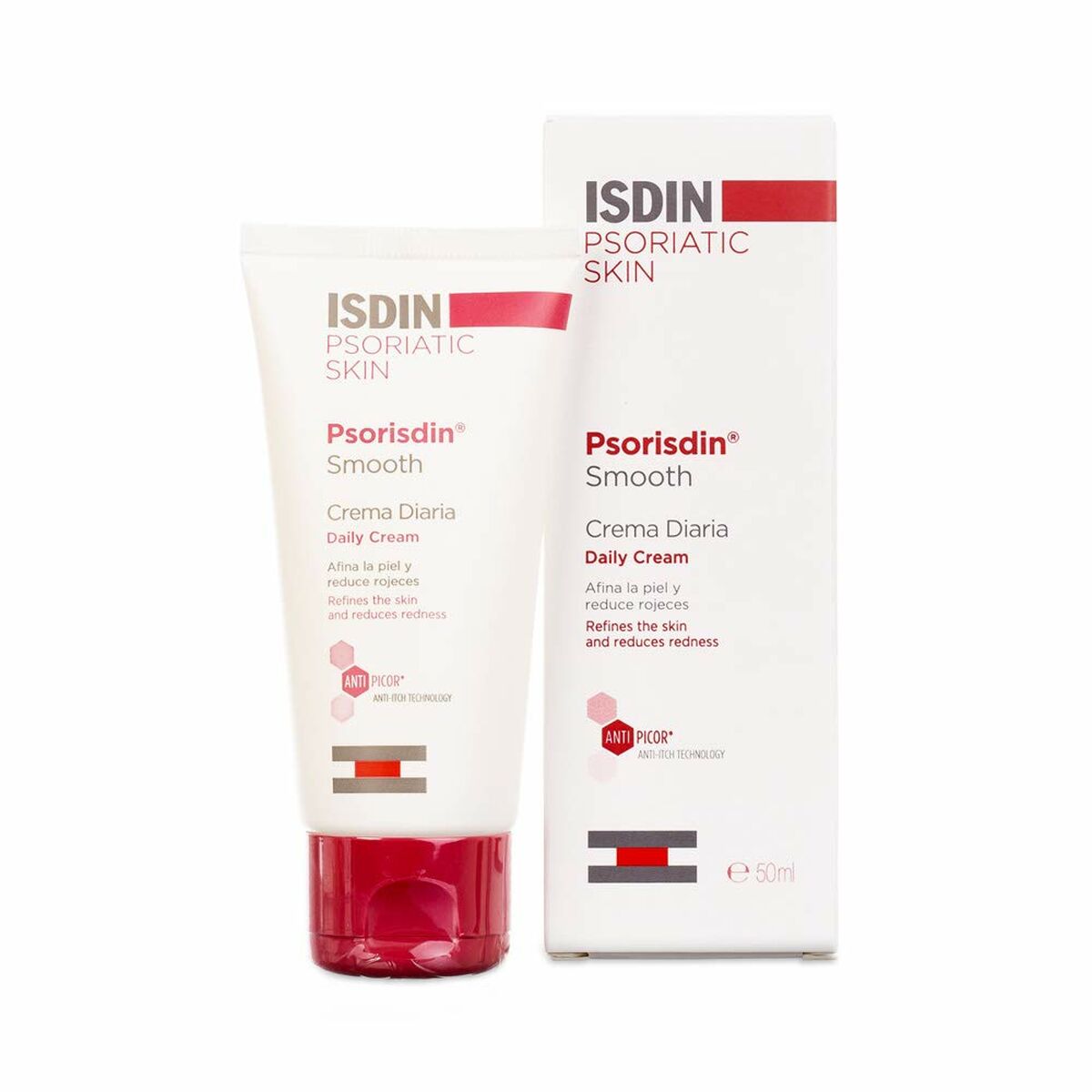 Anti-Reddening Cream Isdin Psorisdin 50 ml hudplejeemballage