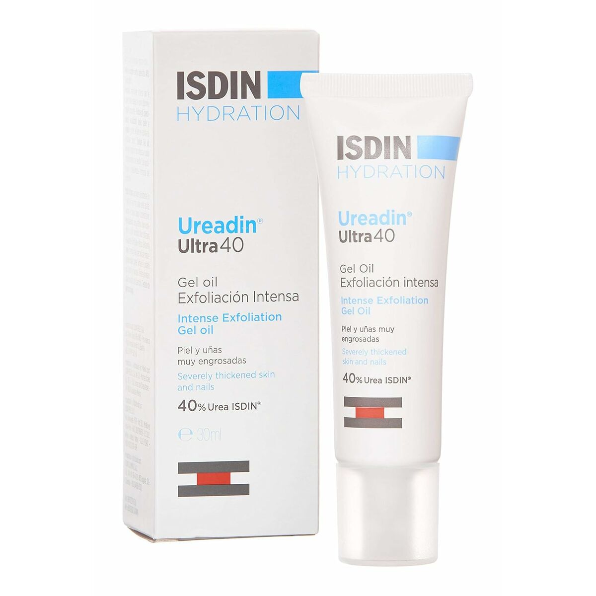 Body Oil Isdin Ureadin Ultra 40 30 ml Exfoliant for Women produktemballage