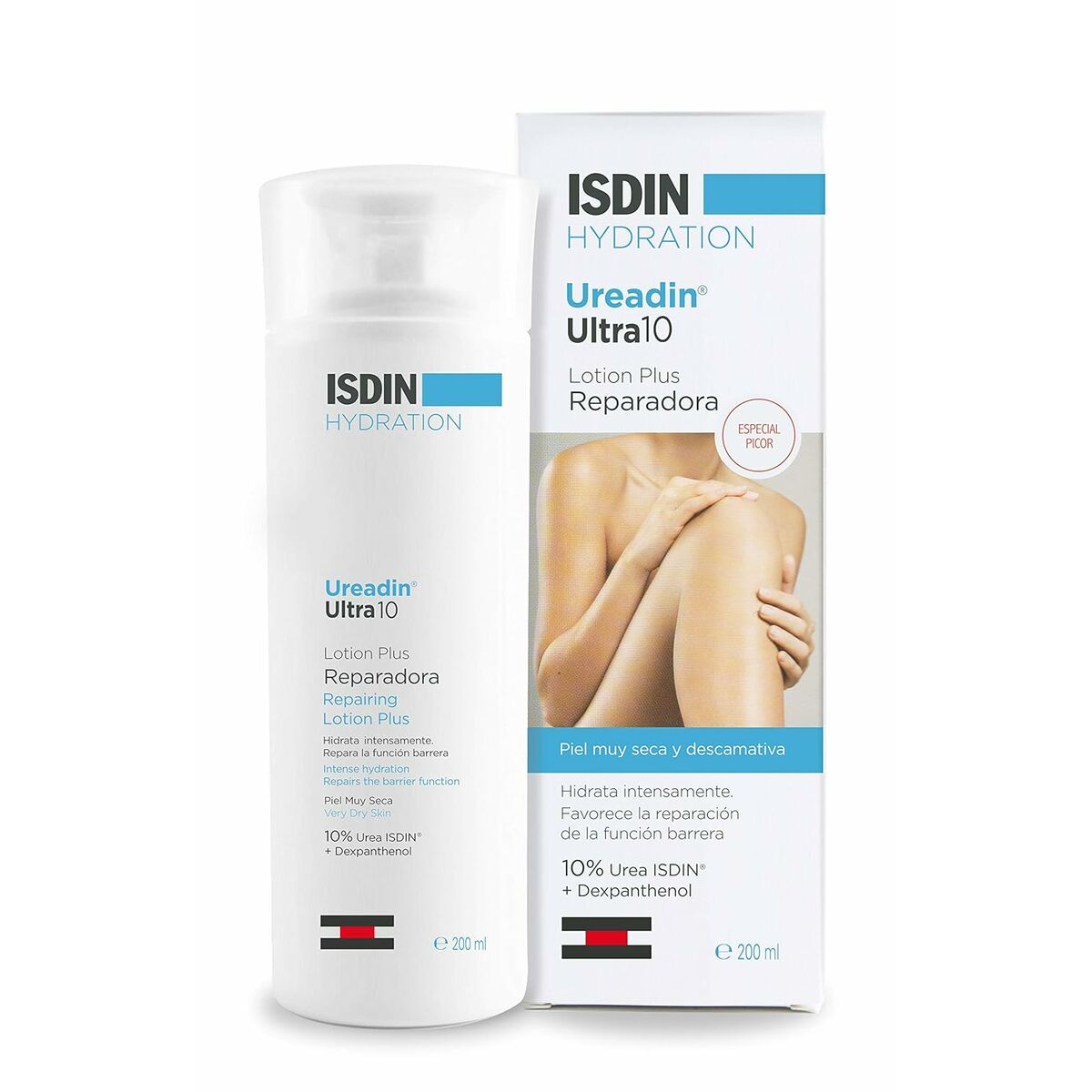 Hydrating Body Lotion Isdin Ureadin Ultra10 Plus 200 ml hudplejeemballage