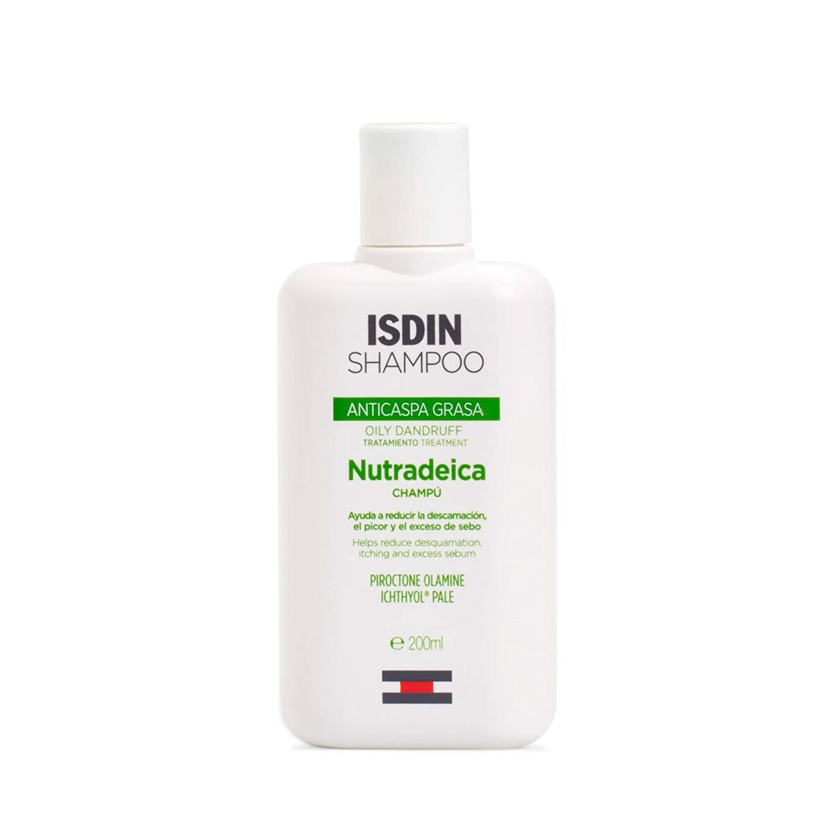 Anti-skælshampoo Isdin NUTRADEICA 200 ml shampooflaske