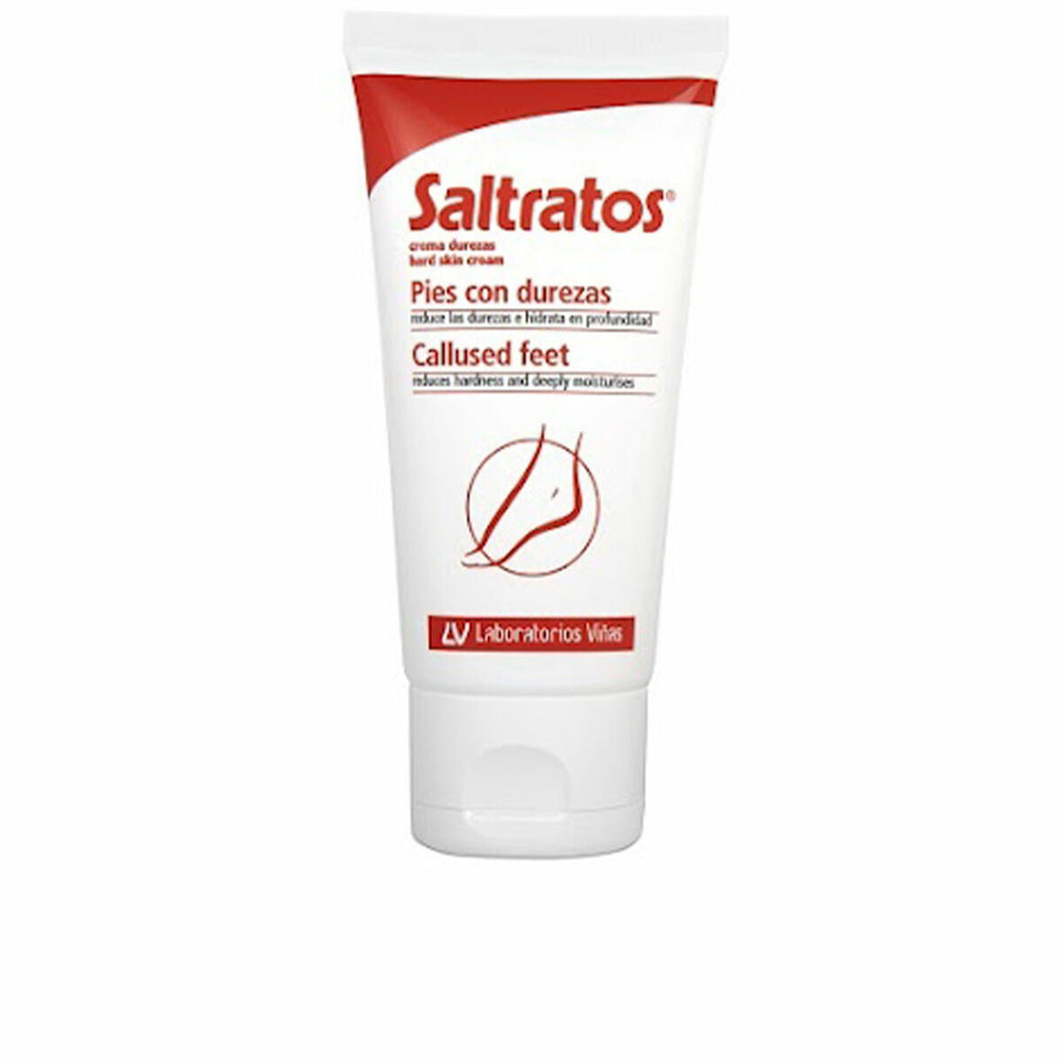 Moisturizing Foot Cream Saltratos PIES CANSADOS 50 ml hudplejeemballage