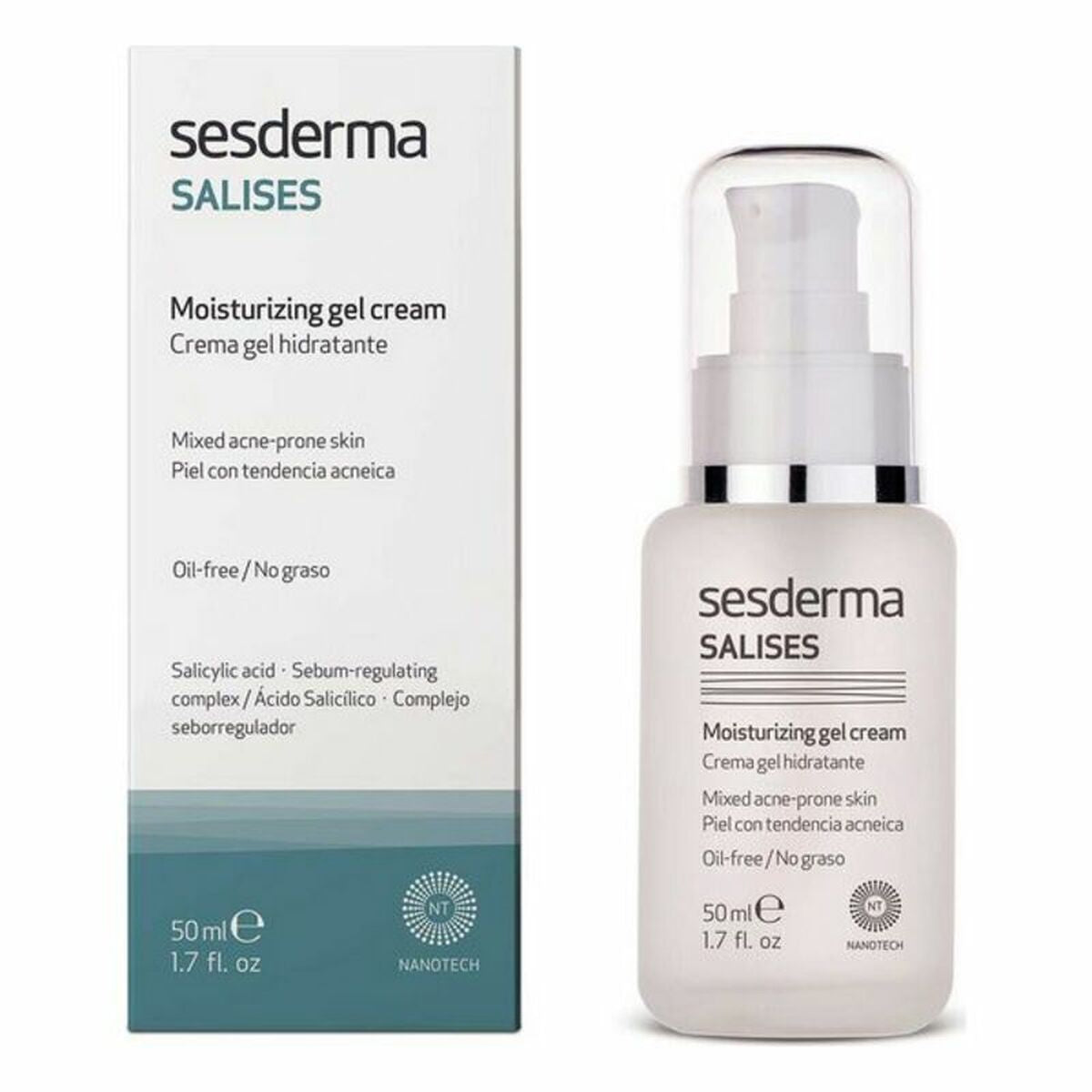 Moisturizing Gel Sesderma 50 ml til kvinder hudpleje emballage