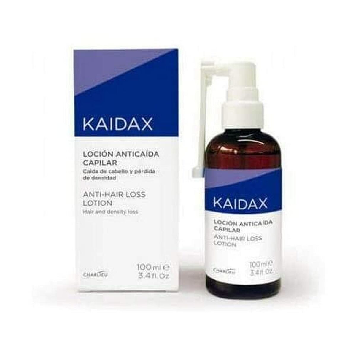 Anti-Hårtab Lotion Topicrem Kaidax 100 ml hudplejeemballage